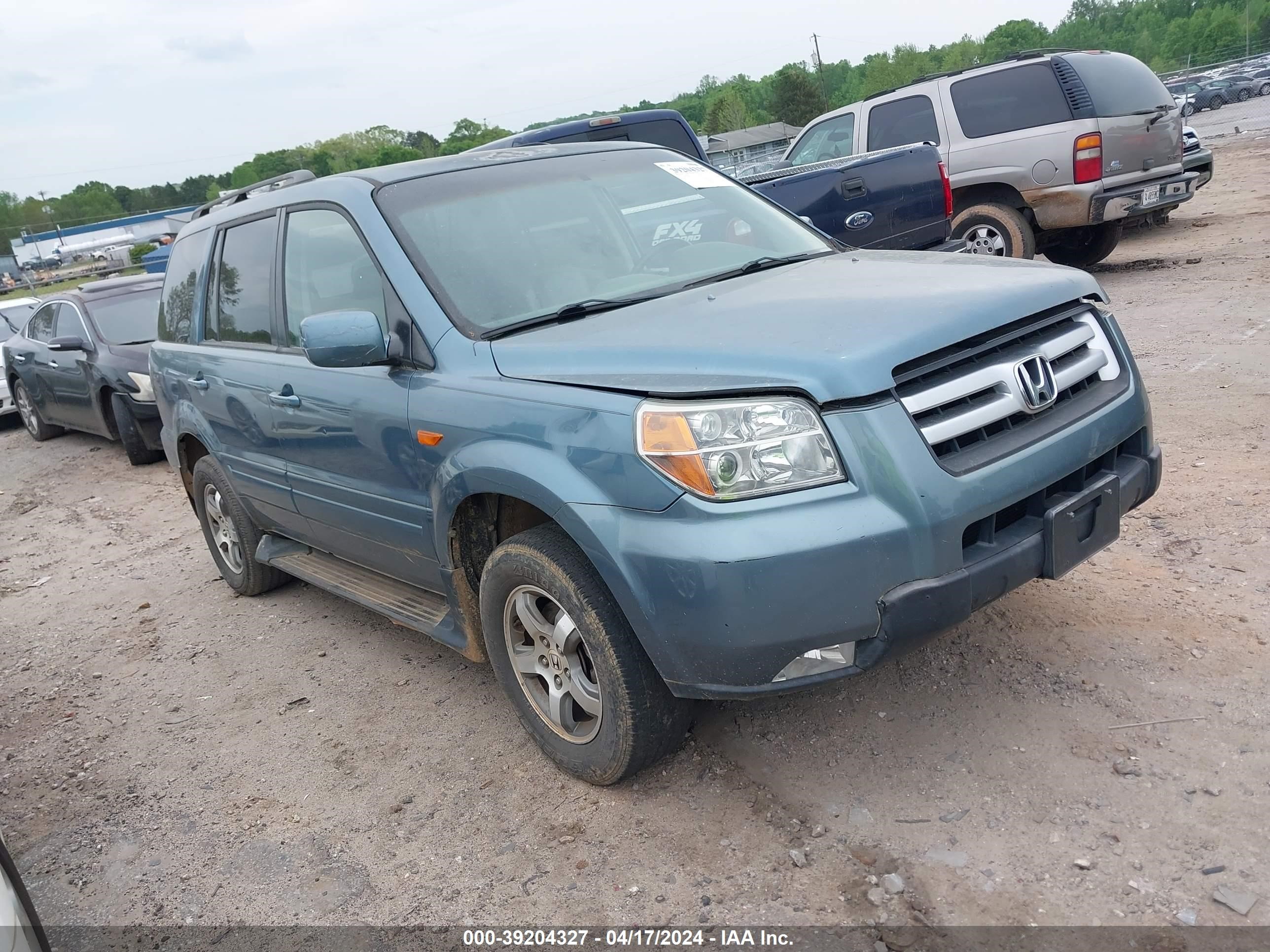 honda pilot 2006 5fnyf28726b028312