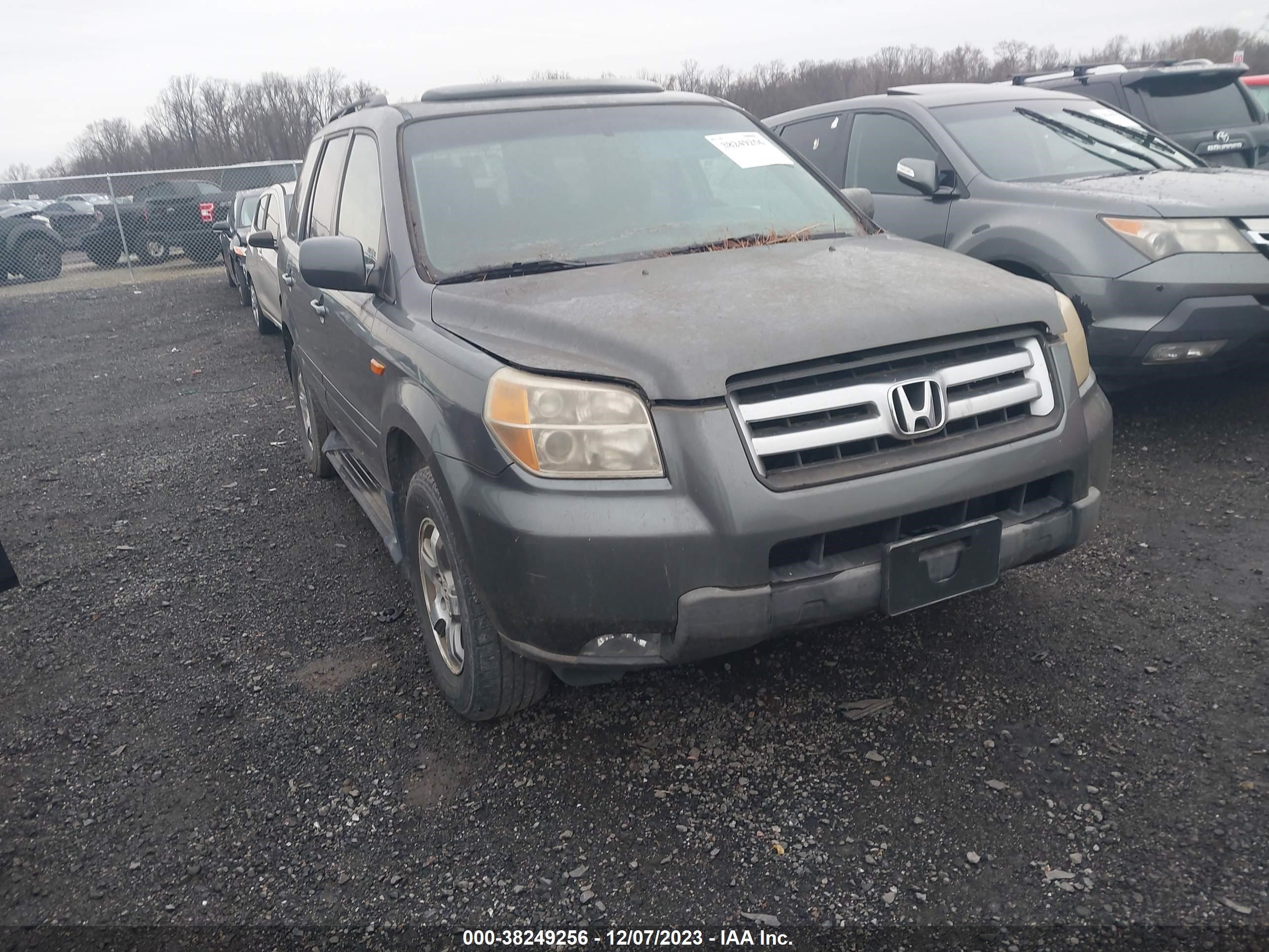 honda pilot 2008 5fnyf287x8b012894