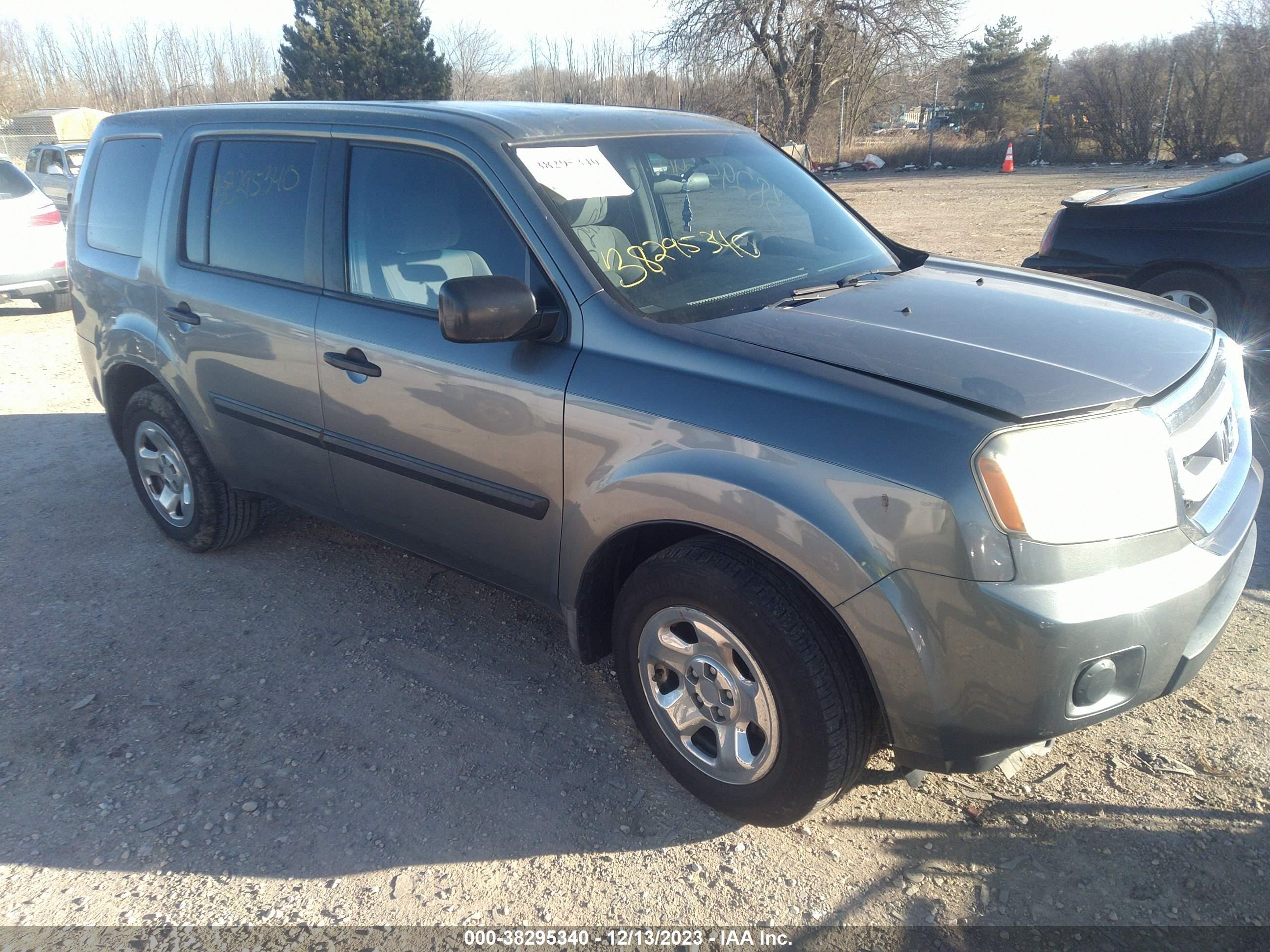 honda pilot 2009 5fnyf38289b010511