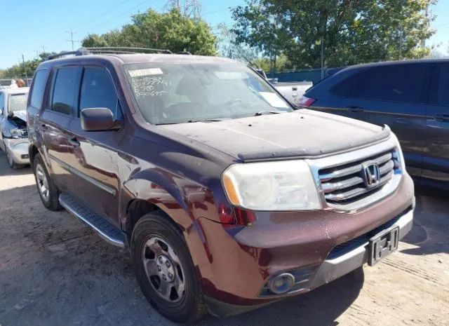 honda pilot 2013 5fnyf3h20db030695