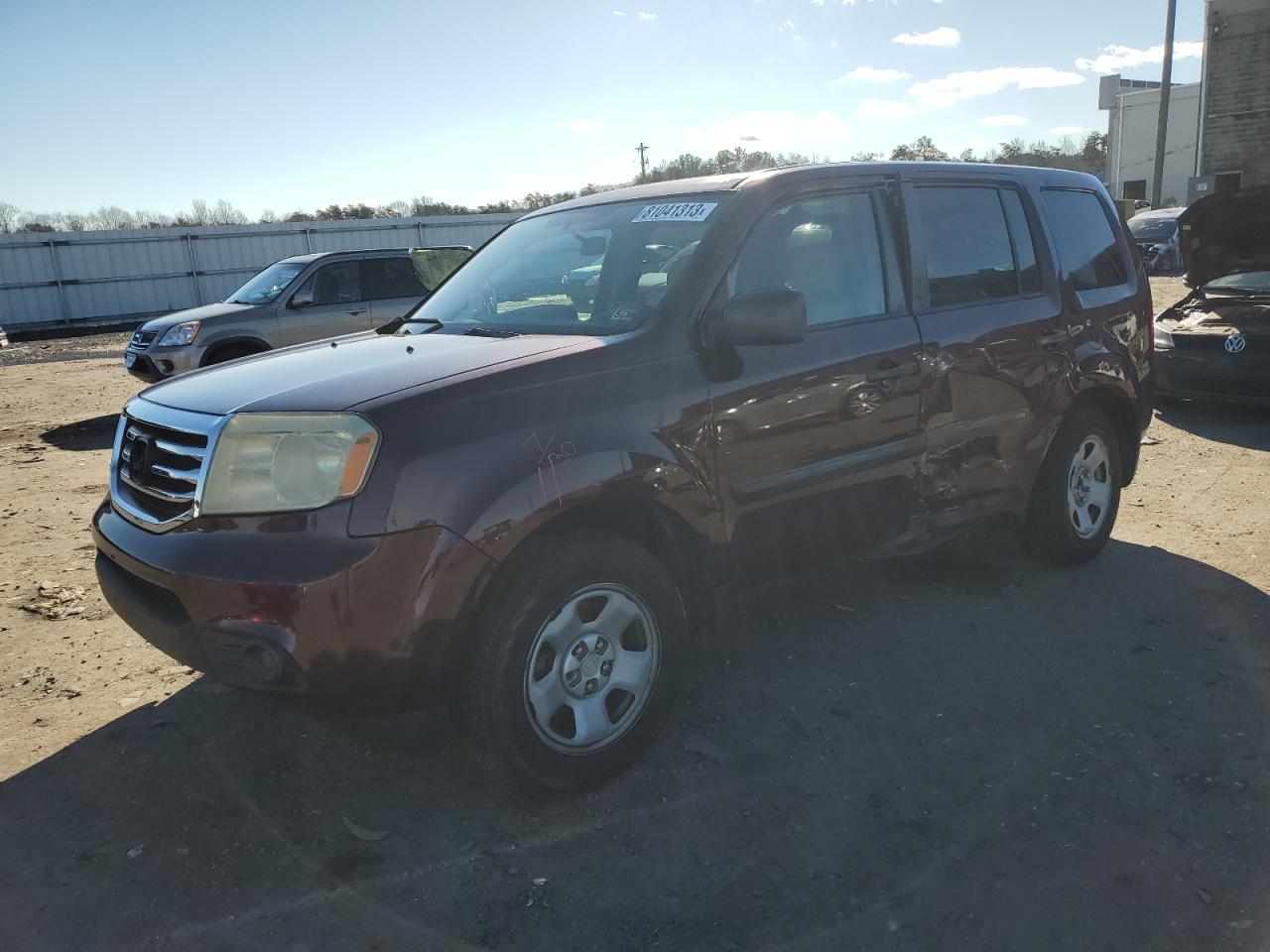 honda pilot 2014 5fnyf3h23eb007669