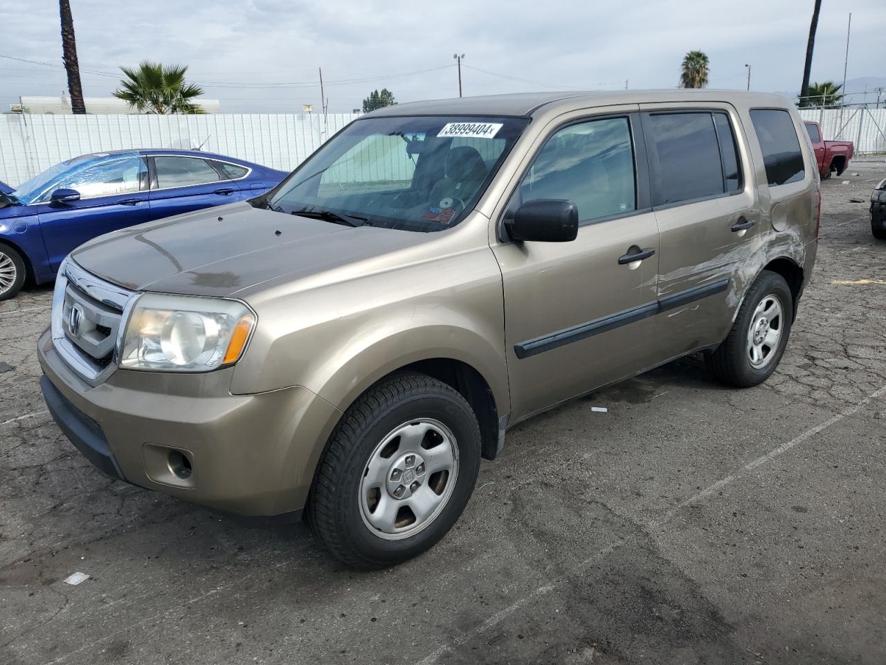 honda pilot 2010 5fnyf3h25ab001124