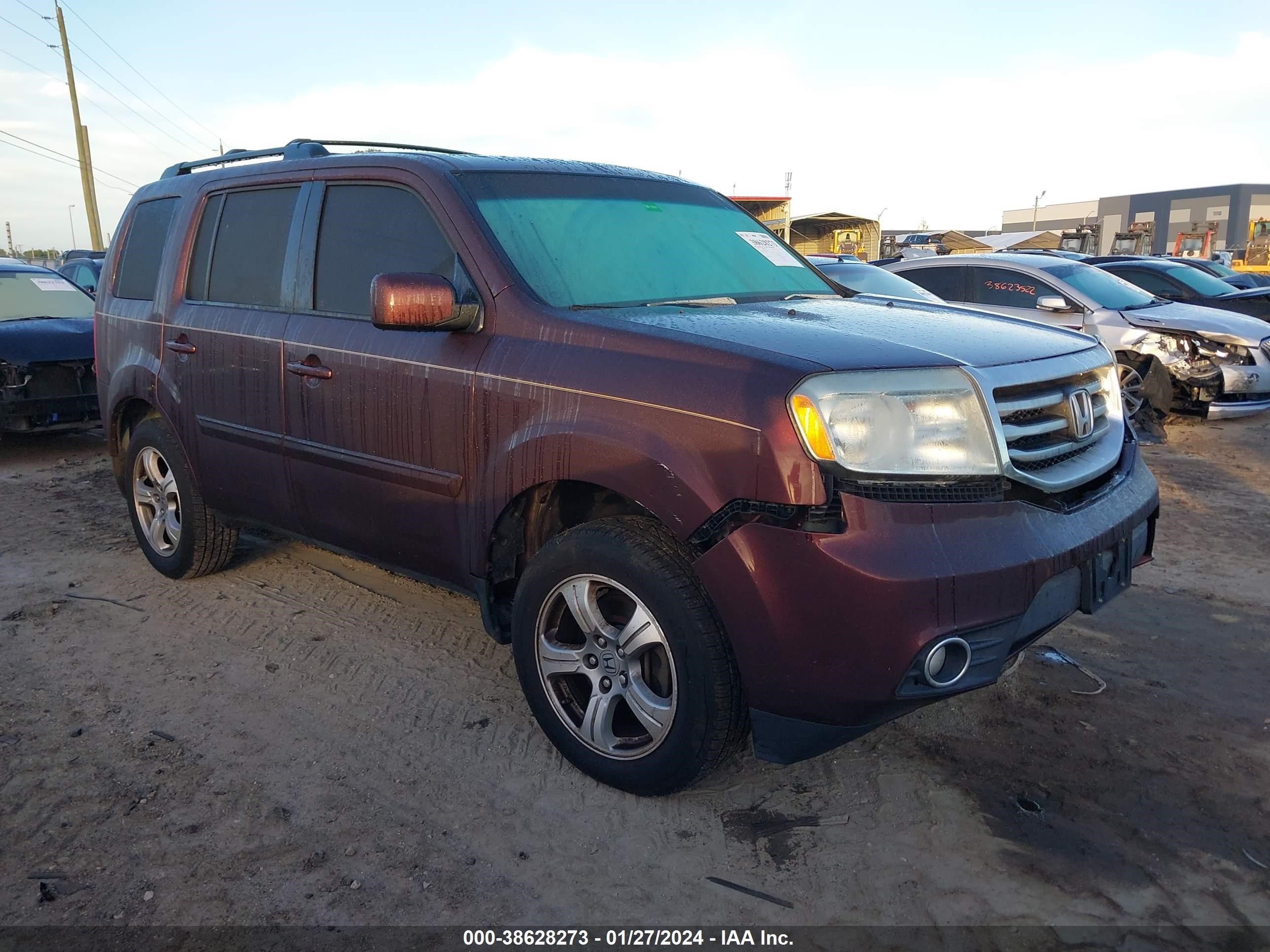 honda pilot 2014 5fnyf3h46eb014360