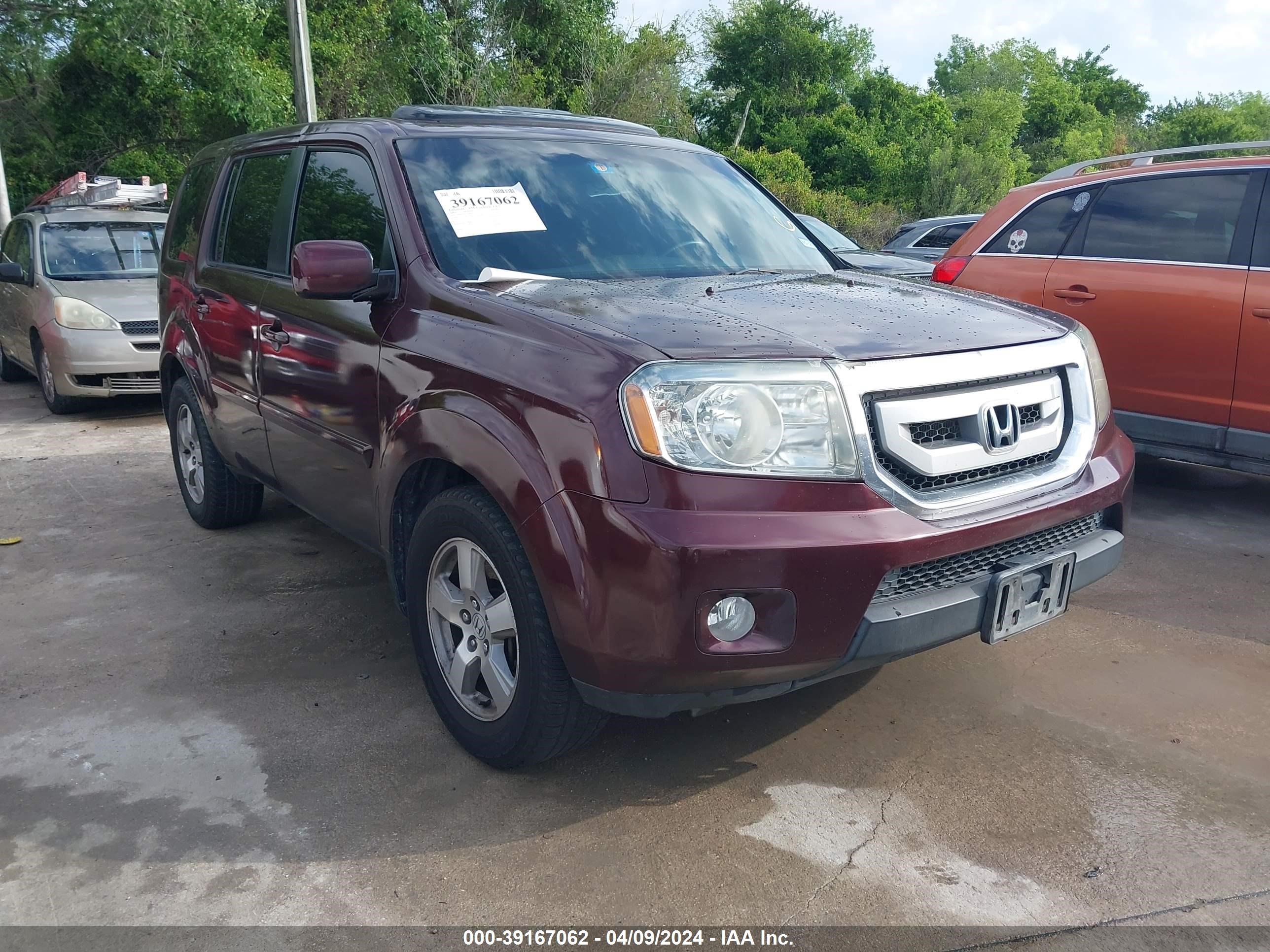 honda pilot 2010 5fnyf3h52ab011927