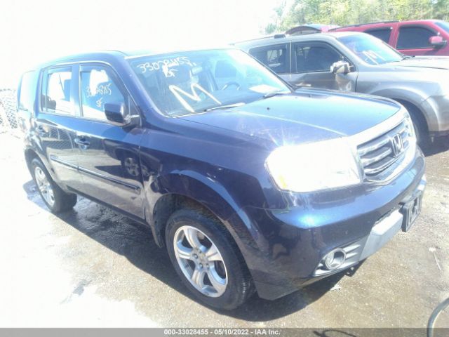 honda pilot exl 2013 5fnyf3h54db032220