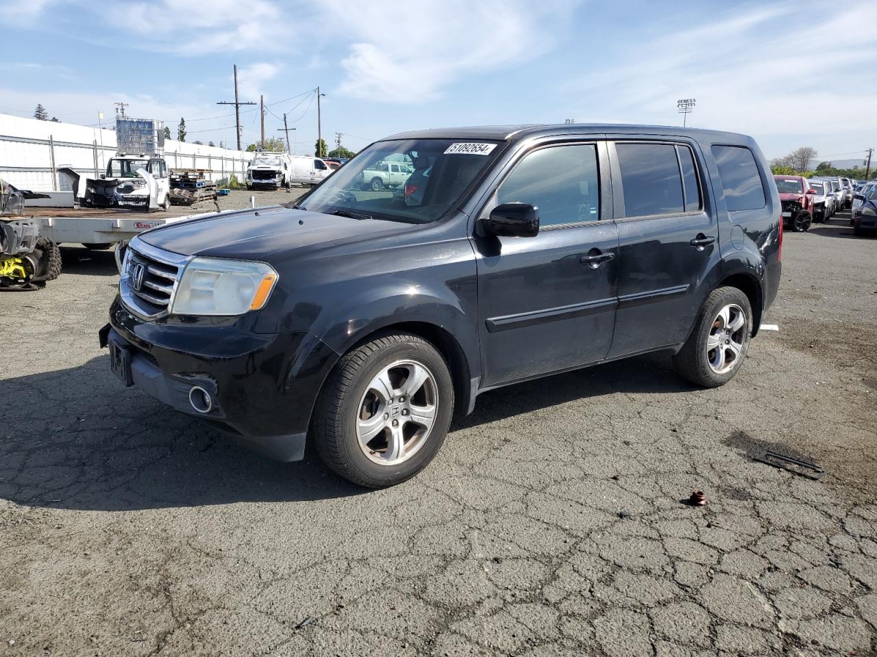 honda pilot 2013 5fnyf3h61db022589