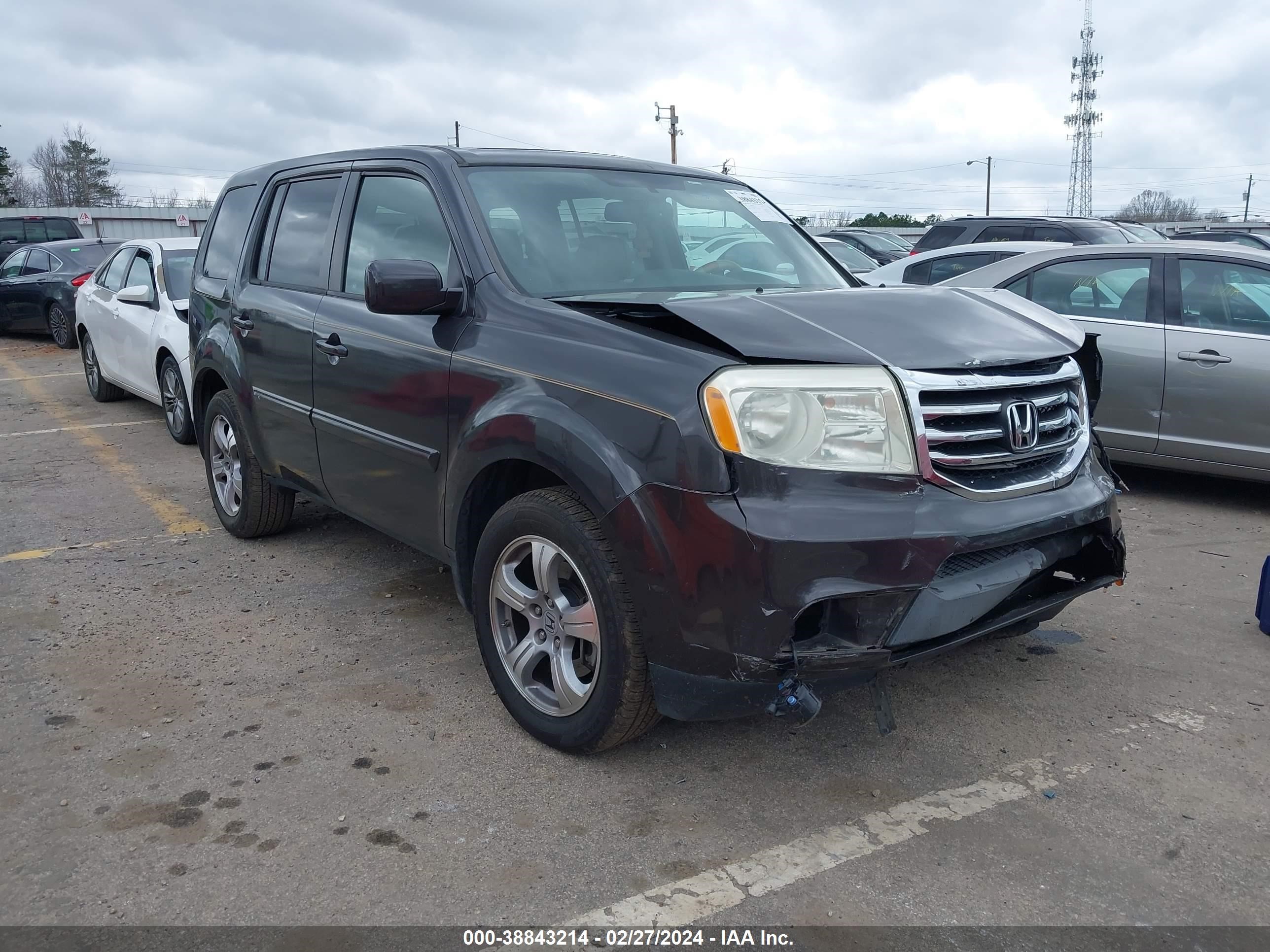 honda pilot 2013 5fnyf3h66db003746