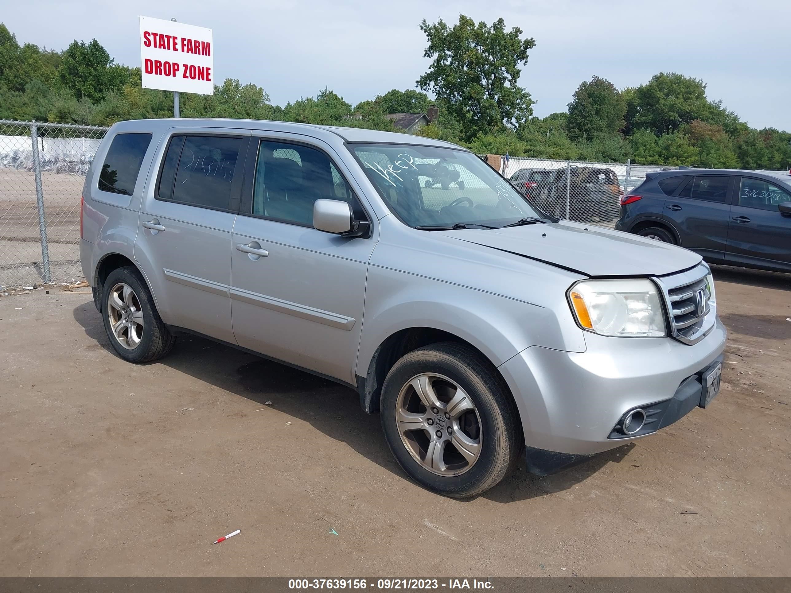 honda pilot 2013 5fnyf3h67db009717