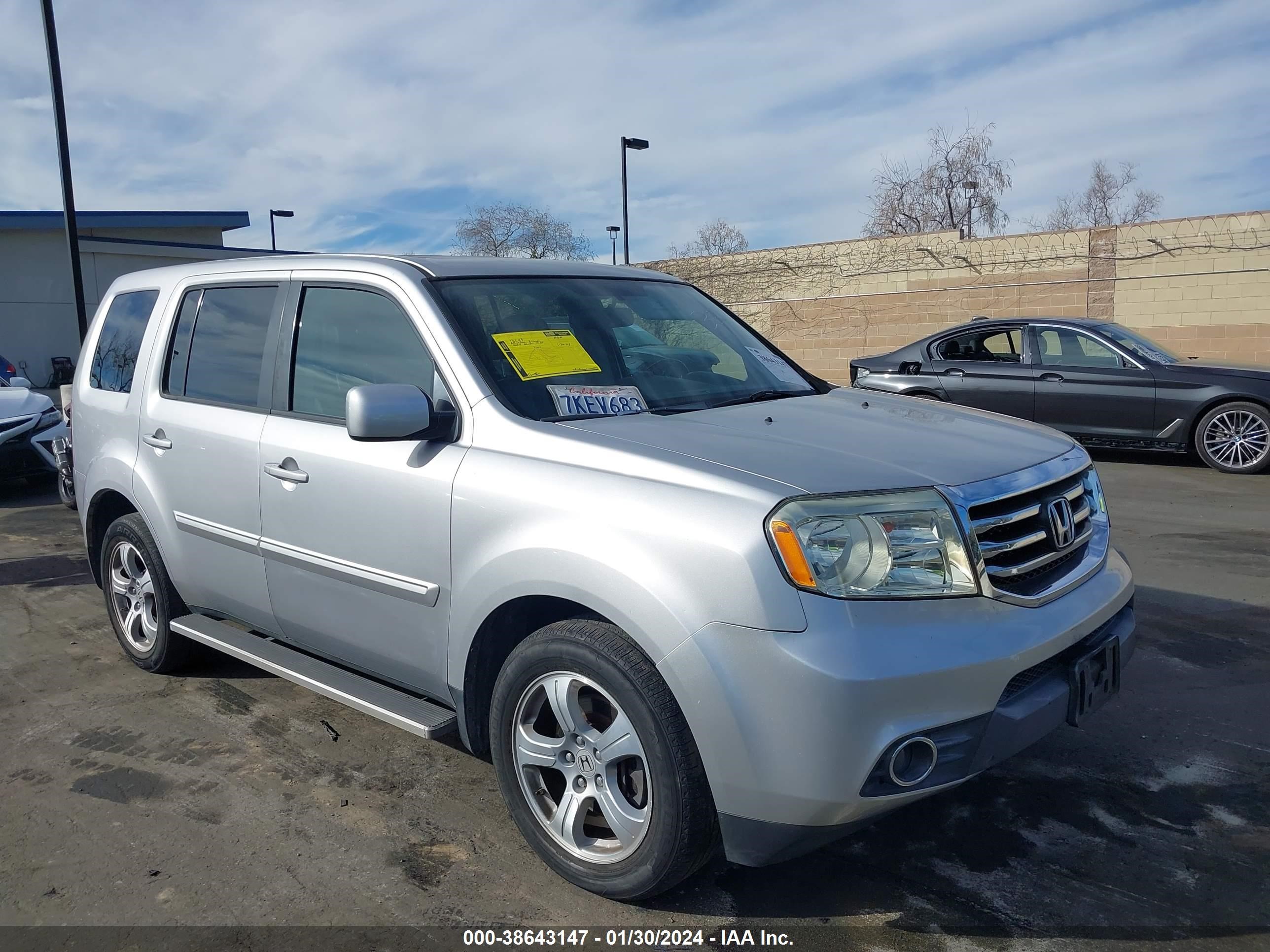 honda pilot 2014 5fnyf3h74eb026100