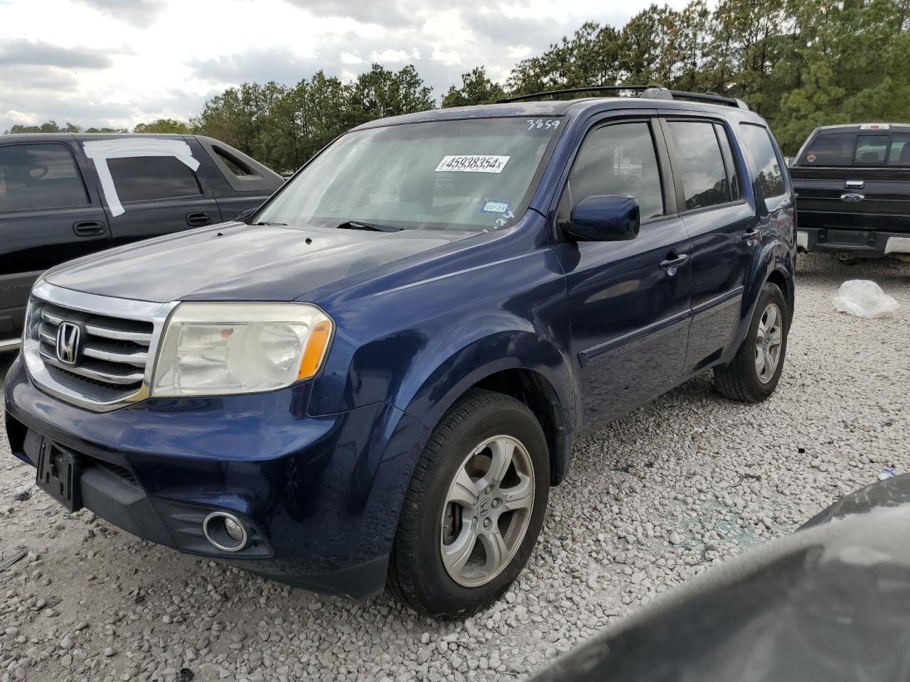 honda pilot 2013 5fnyf3h77db003859