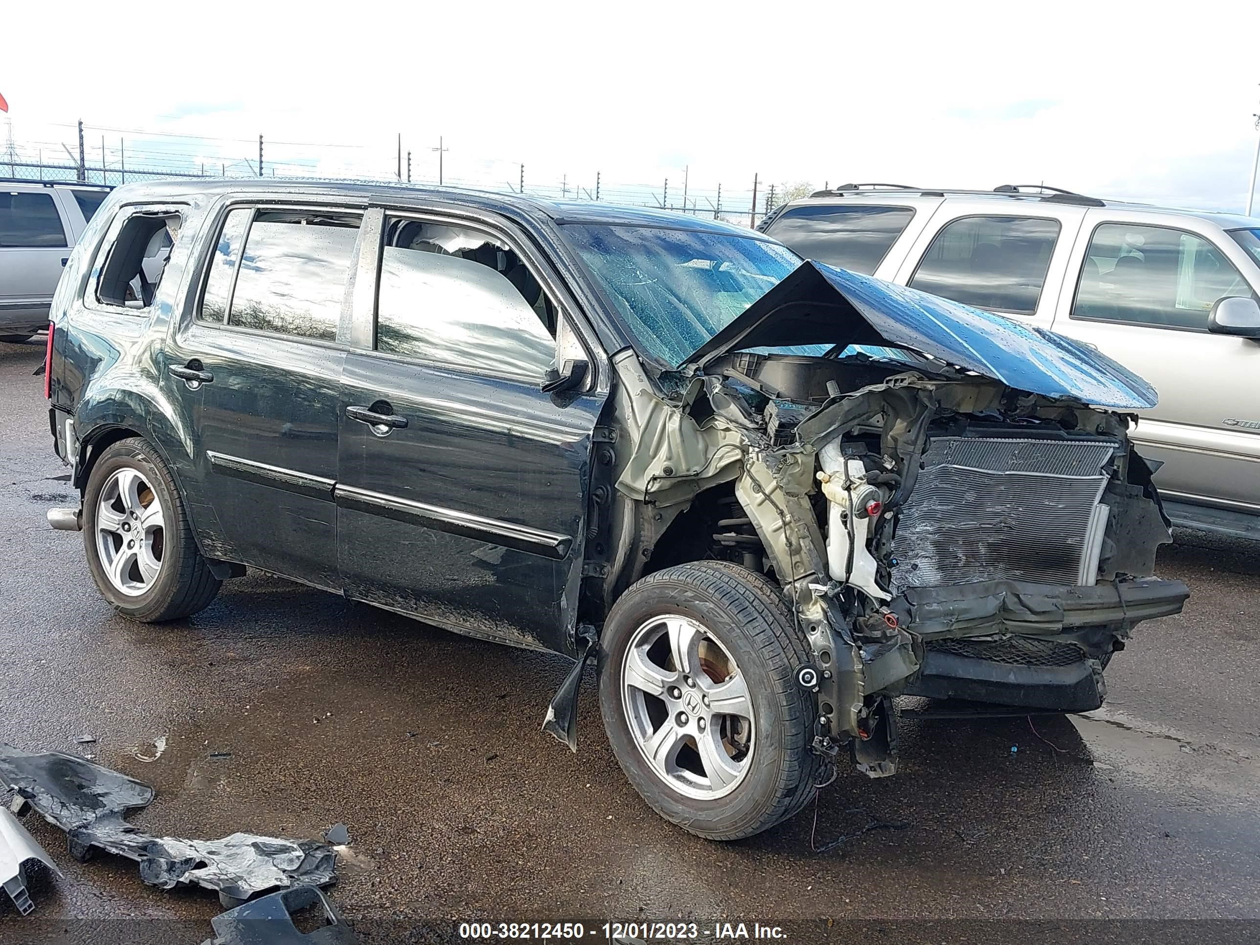 honda pilot 2013 5fnyf3h79db008626