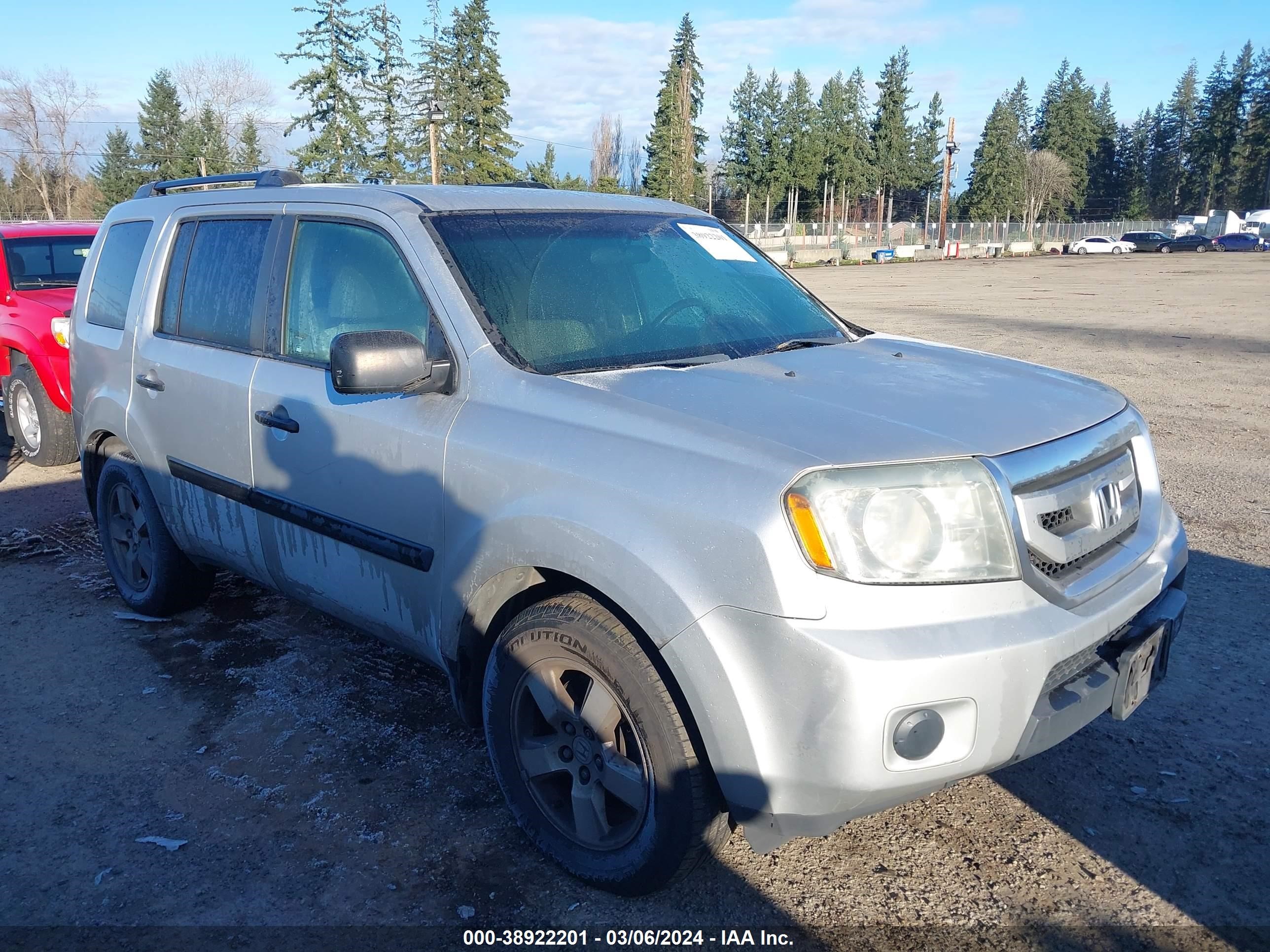 honda pilot 2009 5fnyf48219b504943