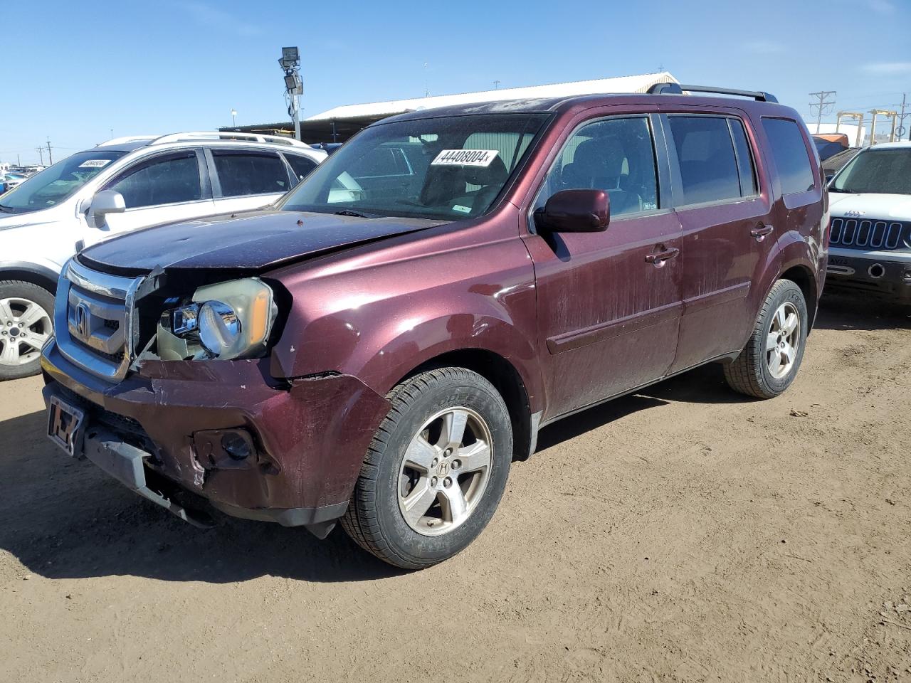 honda pilot 2009 5fnyf48429b010558