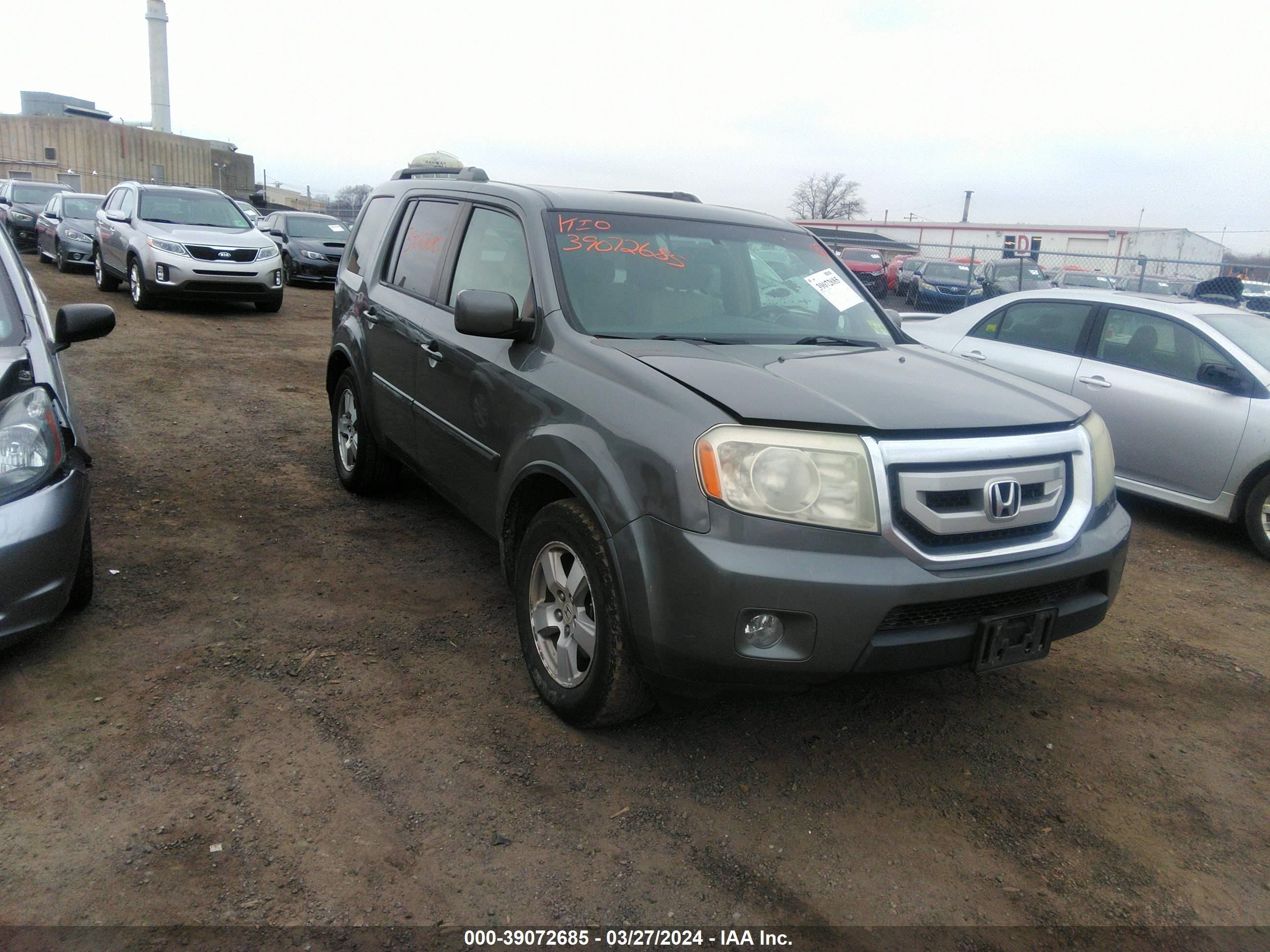 honda pilot 2009 5fnyf48449b002008