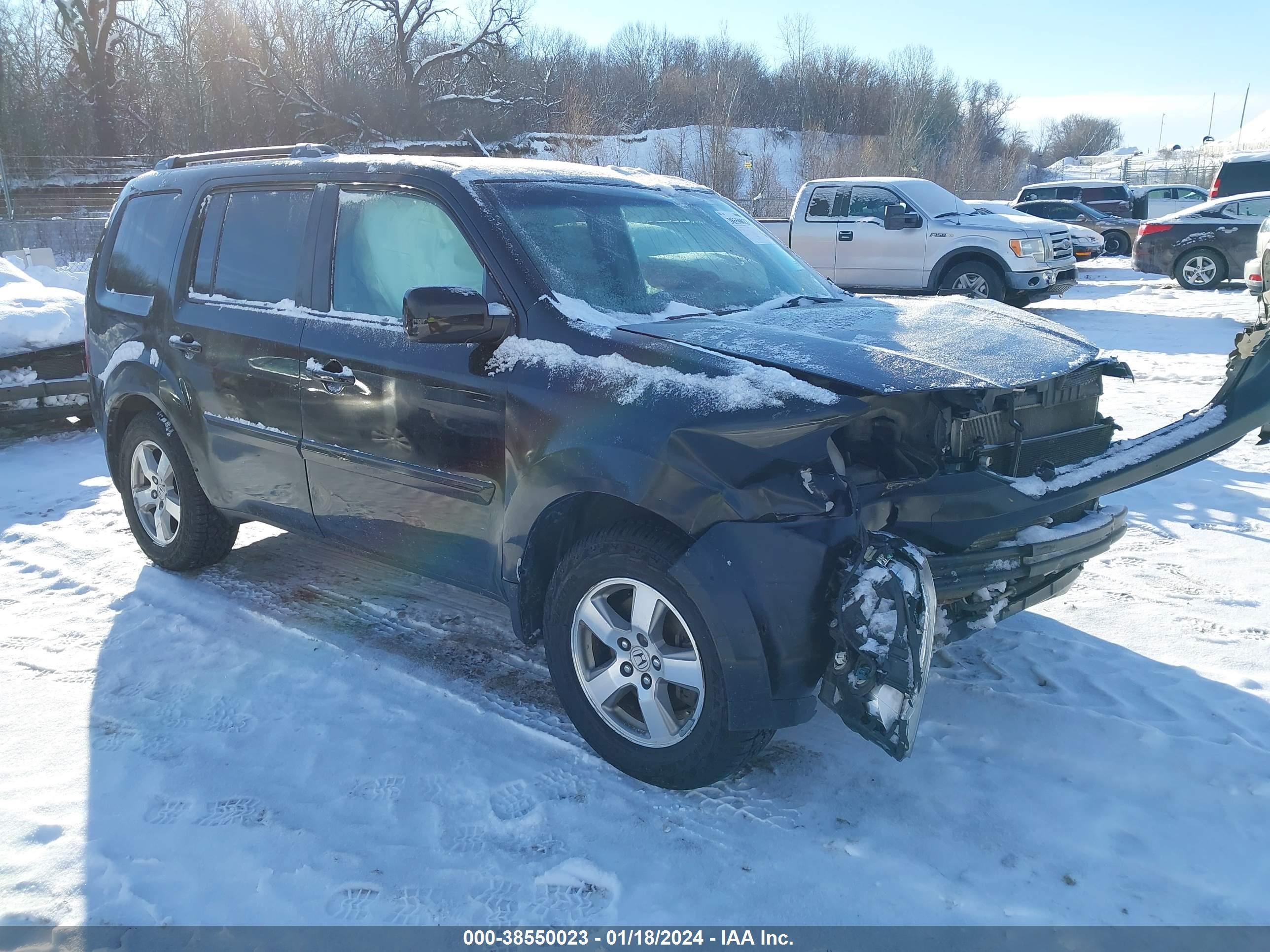 honda pilot 2009 5fnyf48469b050500