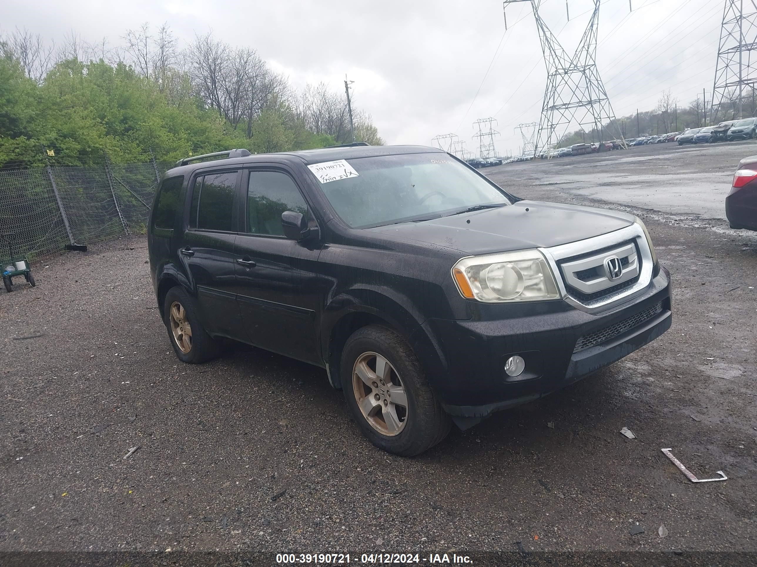 honda pilot 2009 5fnyf48509b015752