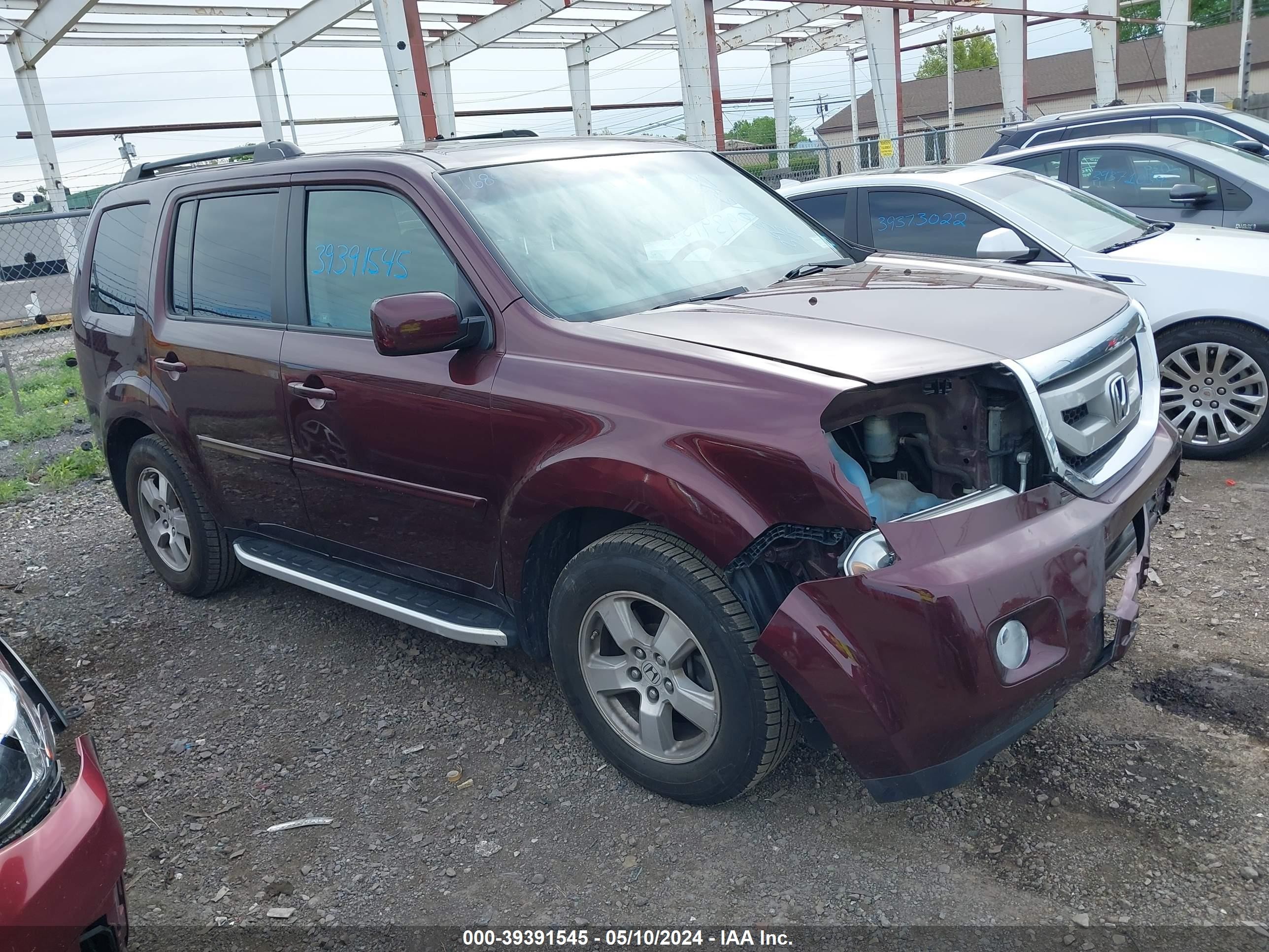 honda pilot 2009 5fnyf48509b019218