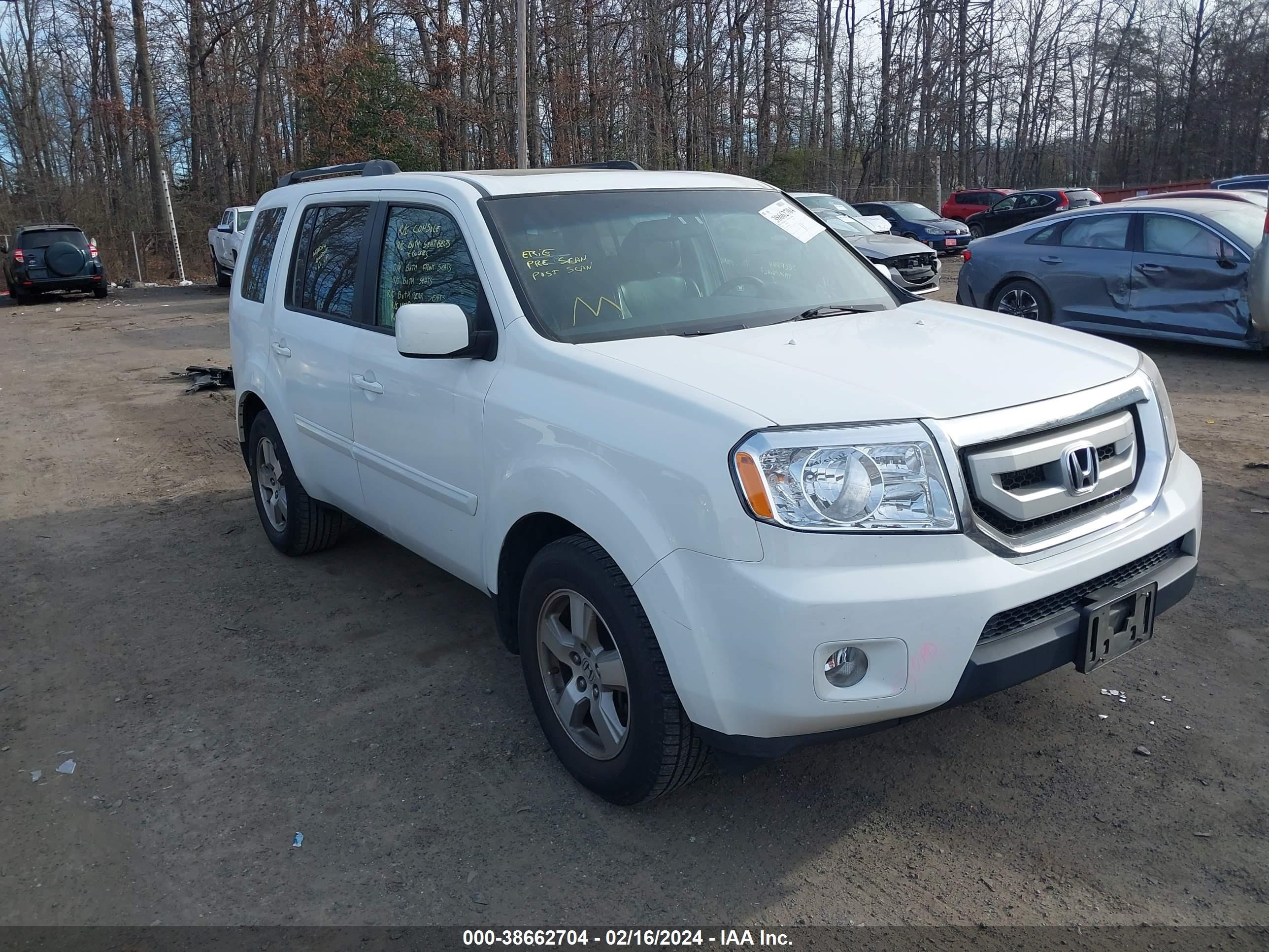 honda pilot 2009 5fnyf48589b030130