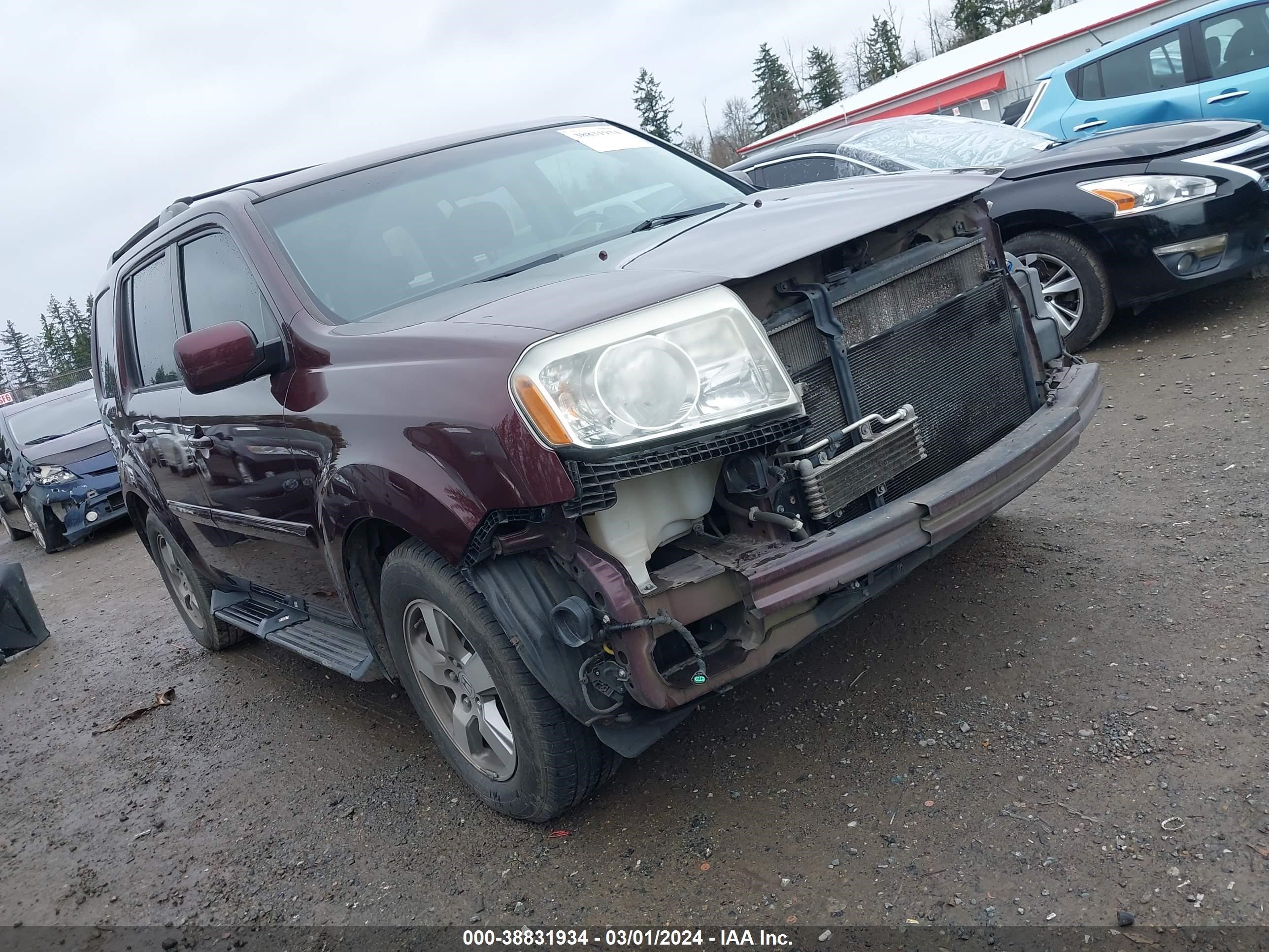 honda pilot 2009 5fnyf485x9b037418