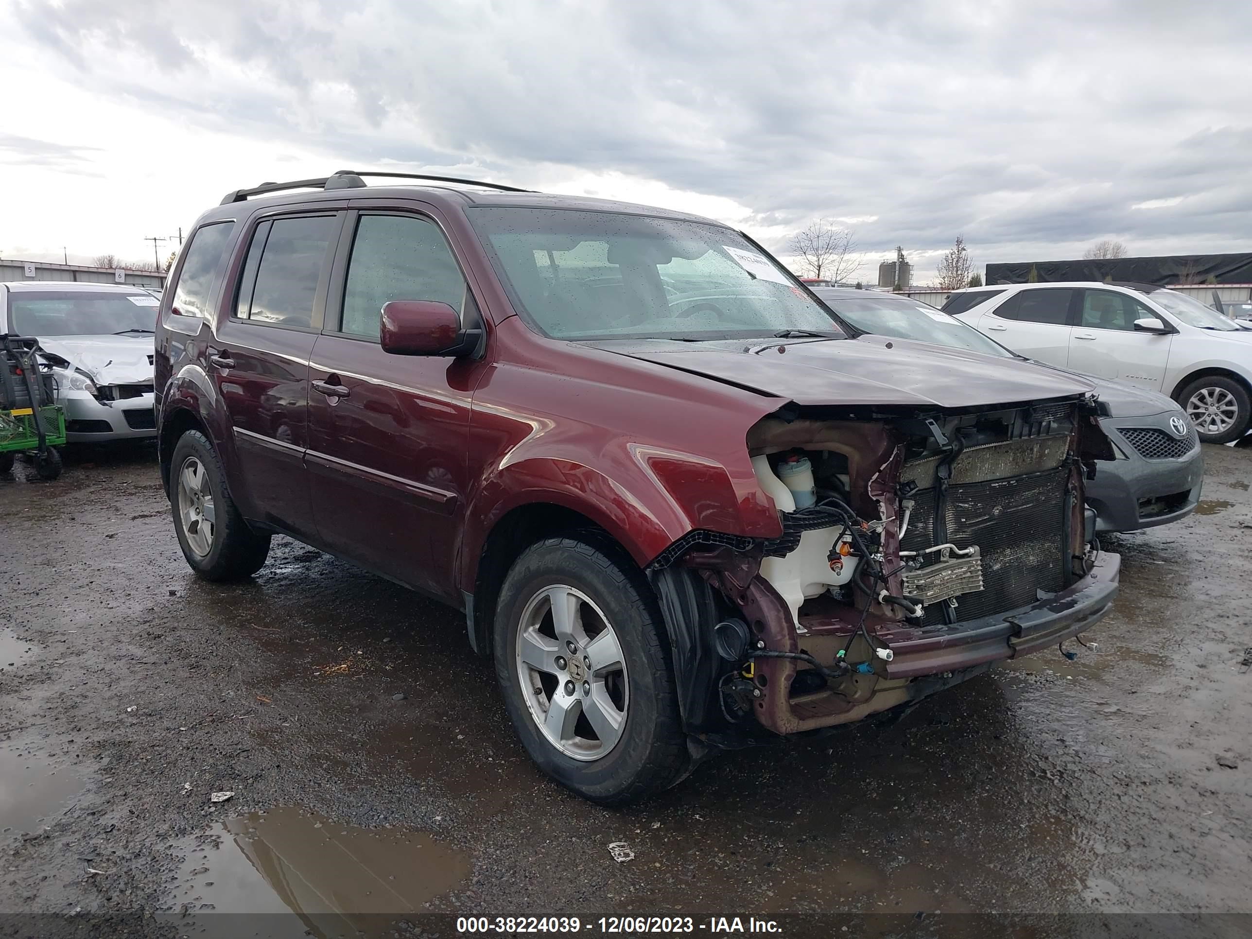 honda pilot 2009 5fnyf485x9b047009