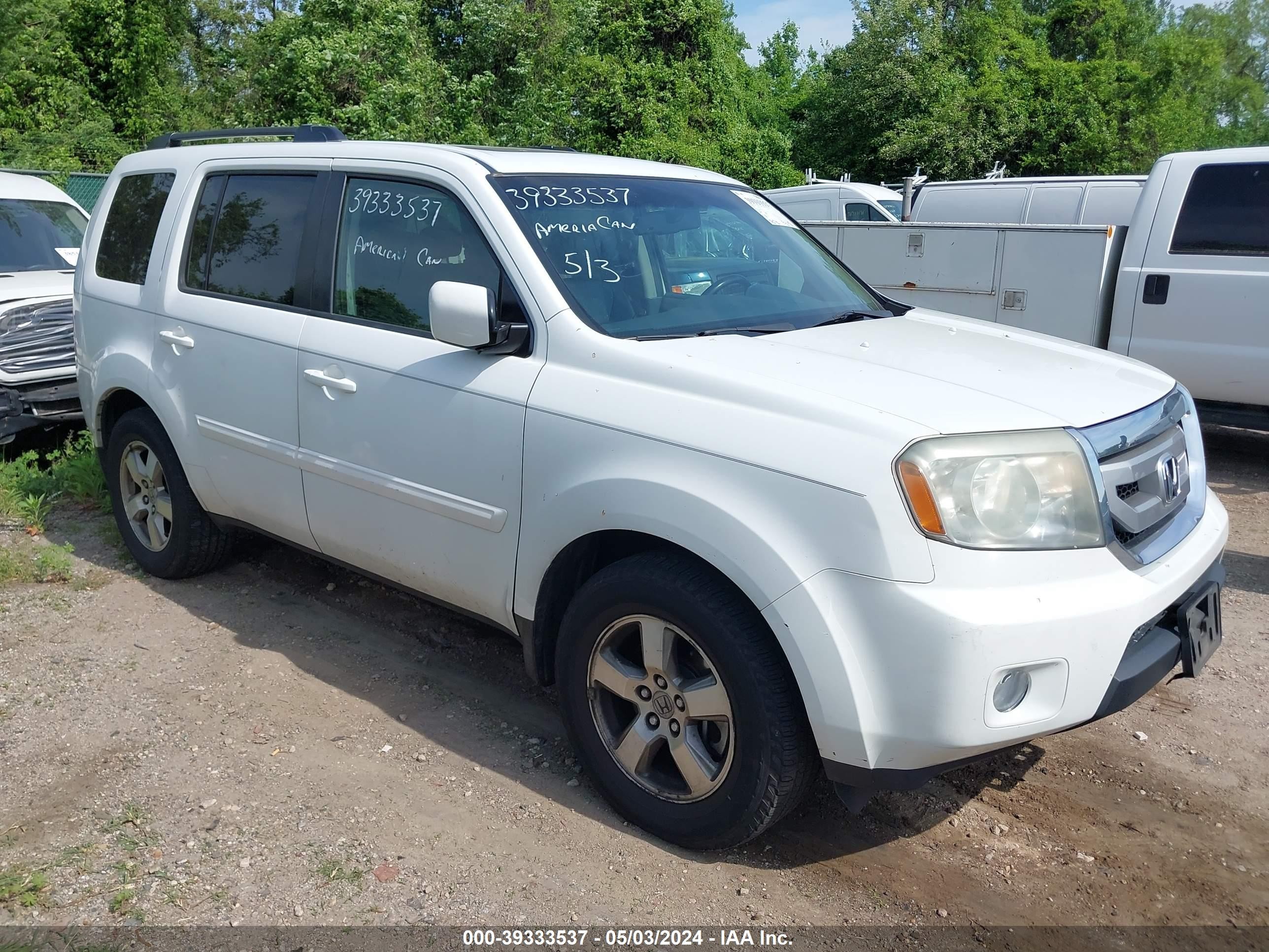 honda pilot 2009 5fnyf48609b011676