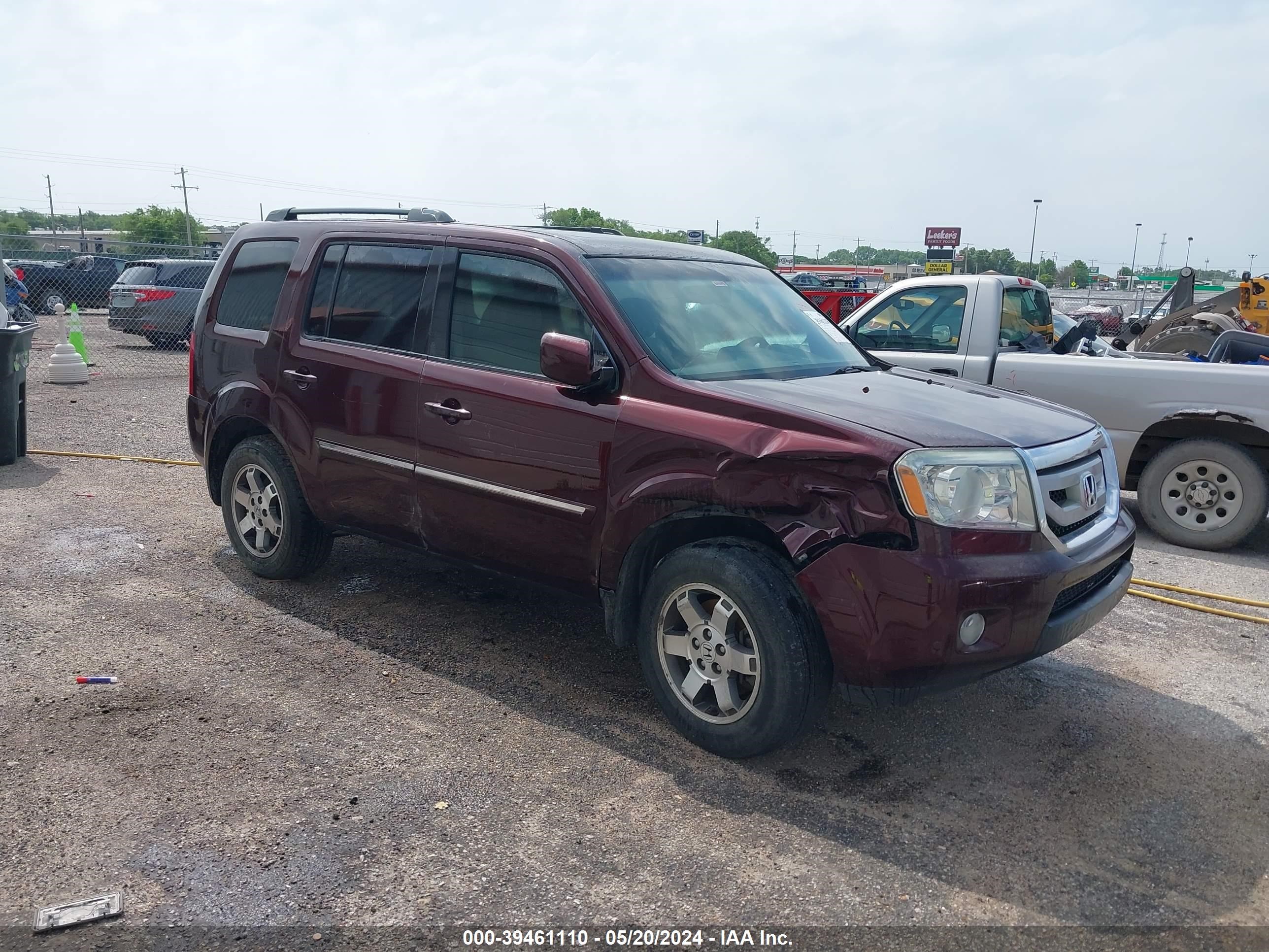 honda pilot 2009 5fnyf488x9b034965