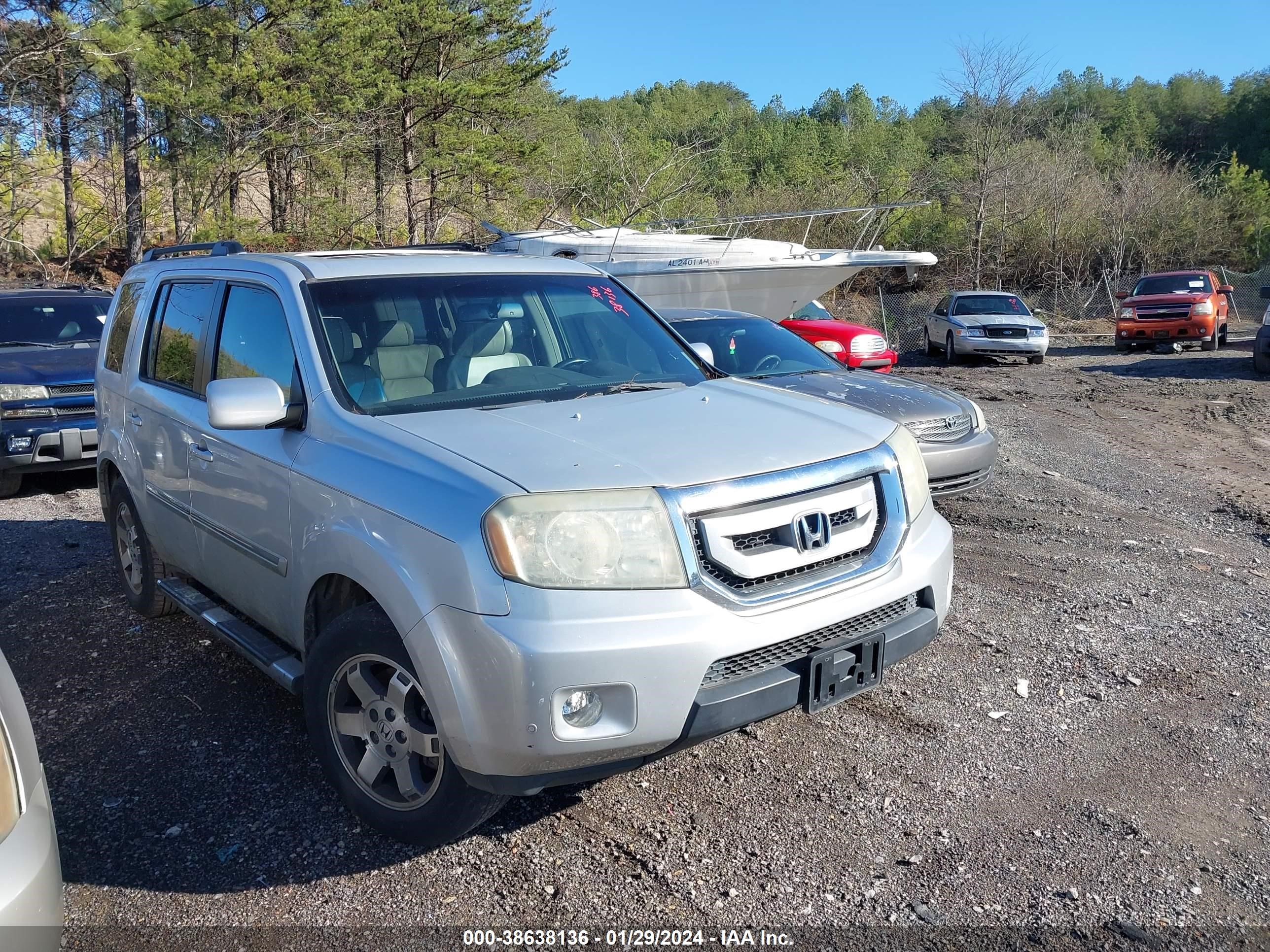 honda pilot 2009 5fnyf48929b009096