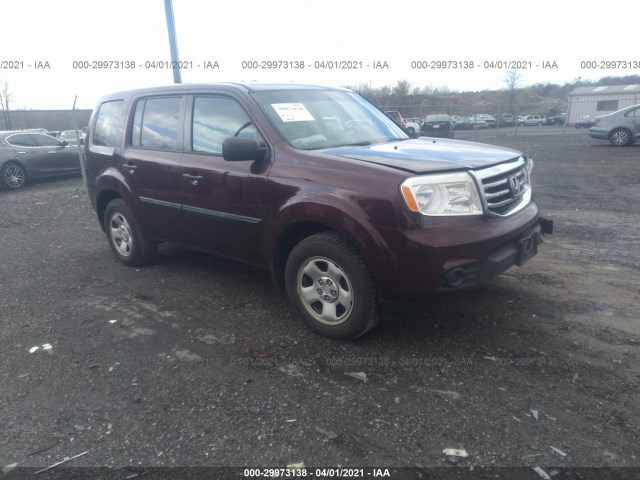 honda pilot 2013 5fnyf4h20db068112