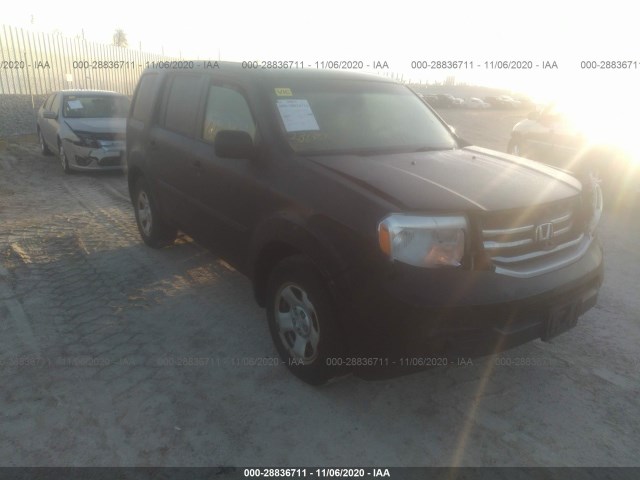 honda pilot 2013 5fnyf4h22db023740