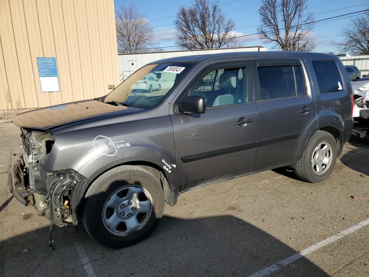 honda pilot 2011 5fnyf4h23bb014039