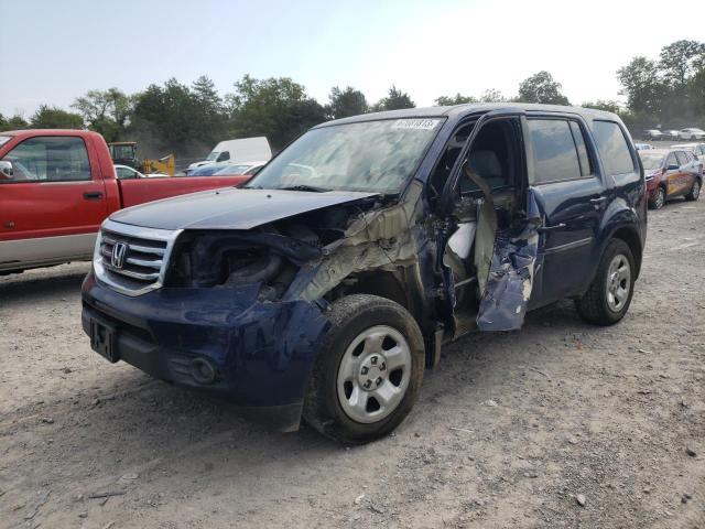 honda pilot lx 2014 5fnyf4h23eb027040