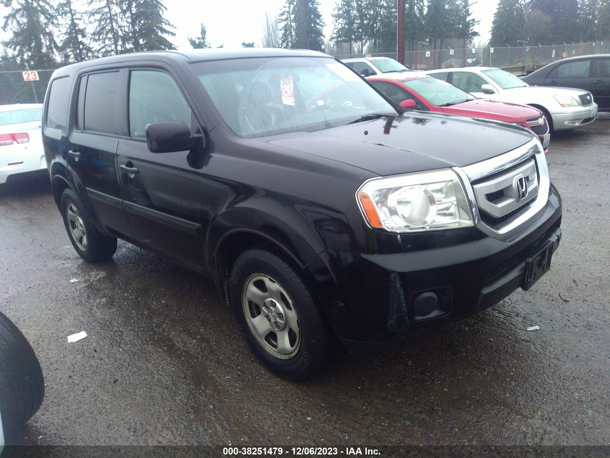 honda pilot 2011 5fnyf4h29bb041746