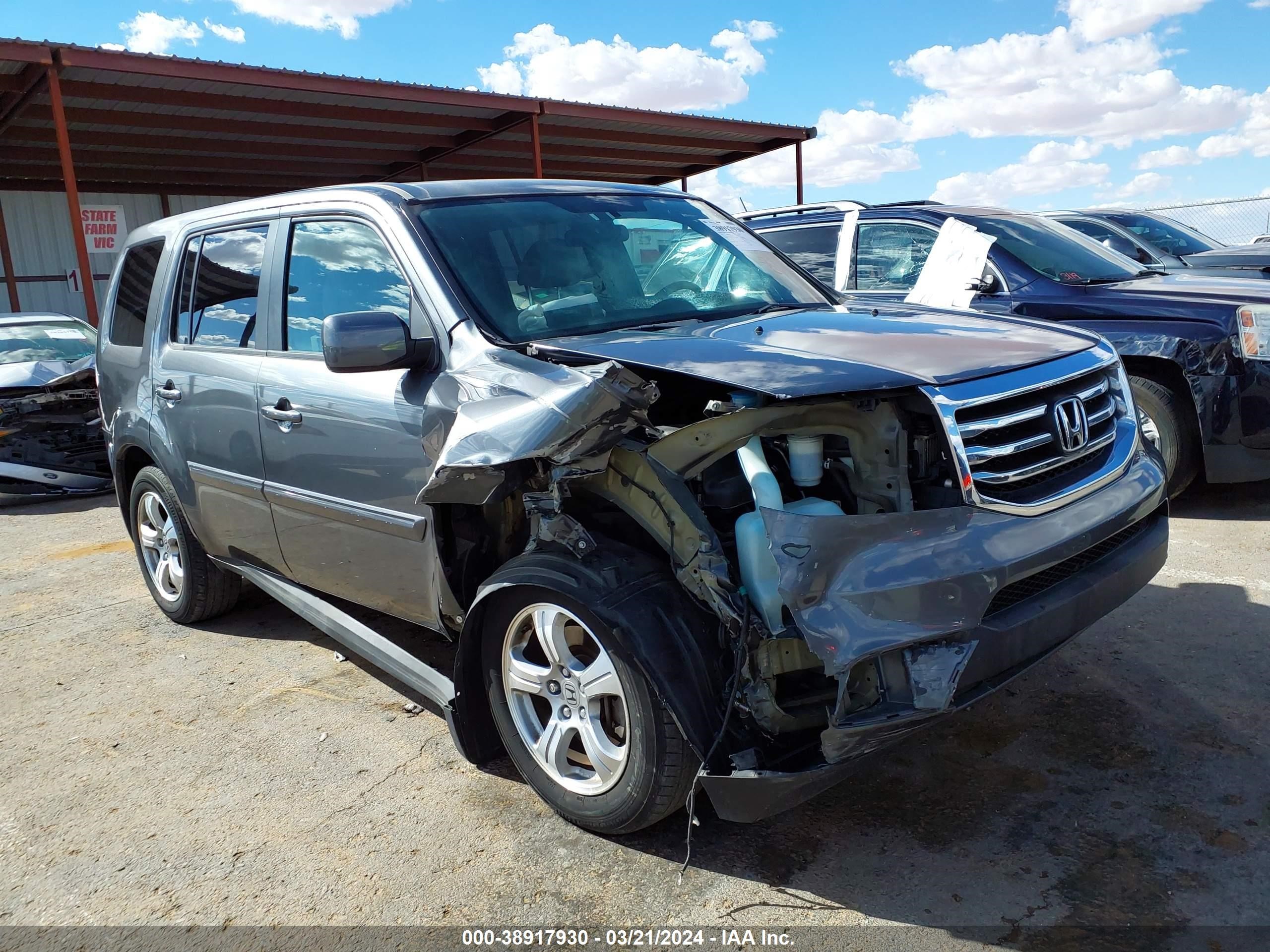 honda pilot 2013 5fnyf4h42db052978