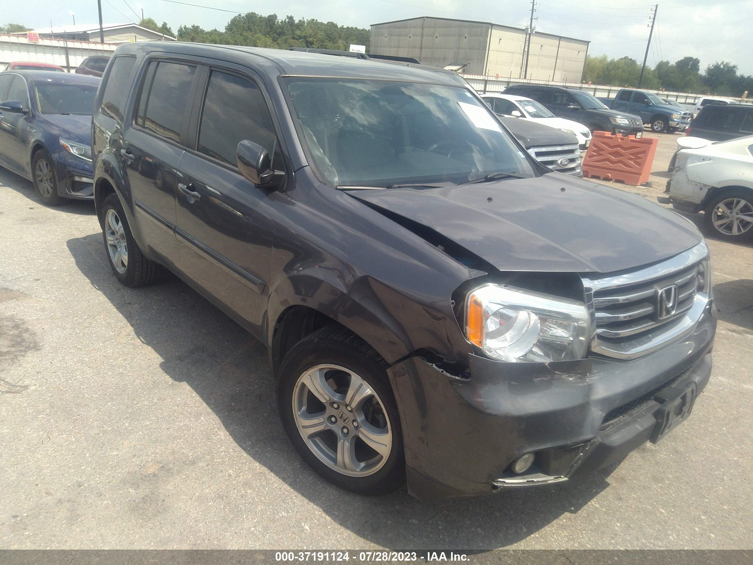 honda pilot 2014 5fnyf4h44eb003931