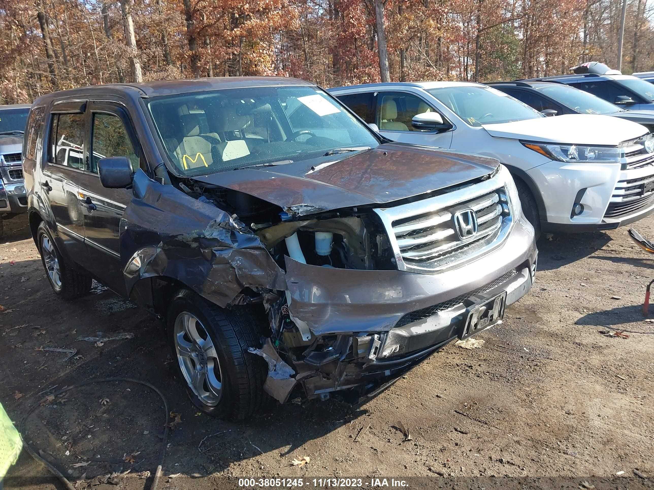 honda pilot 2015 5fnyf4h49fb078545