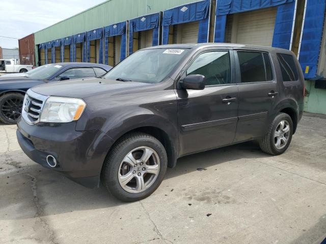 honda pilot exl 2013 5fnyf4h51db010021