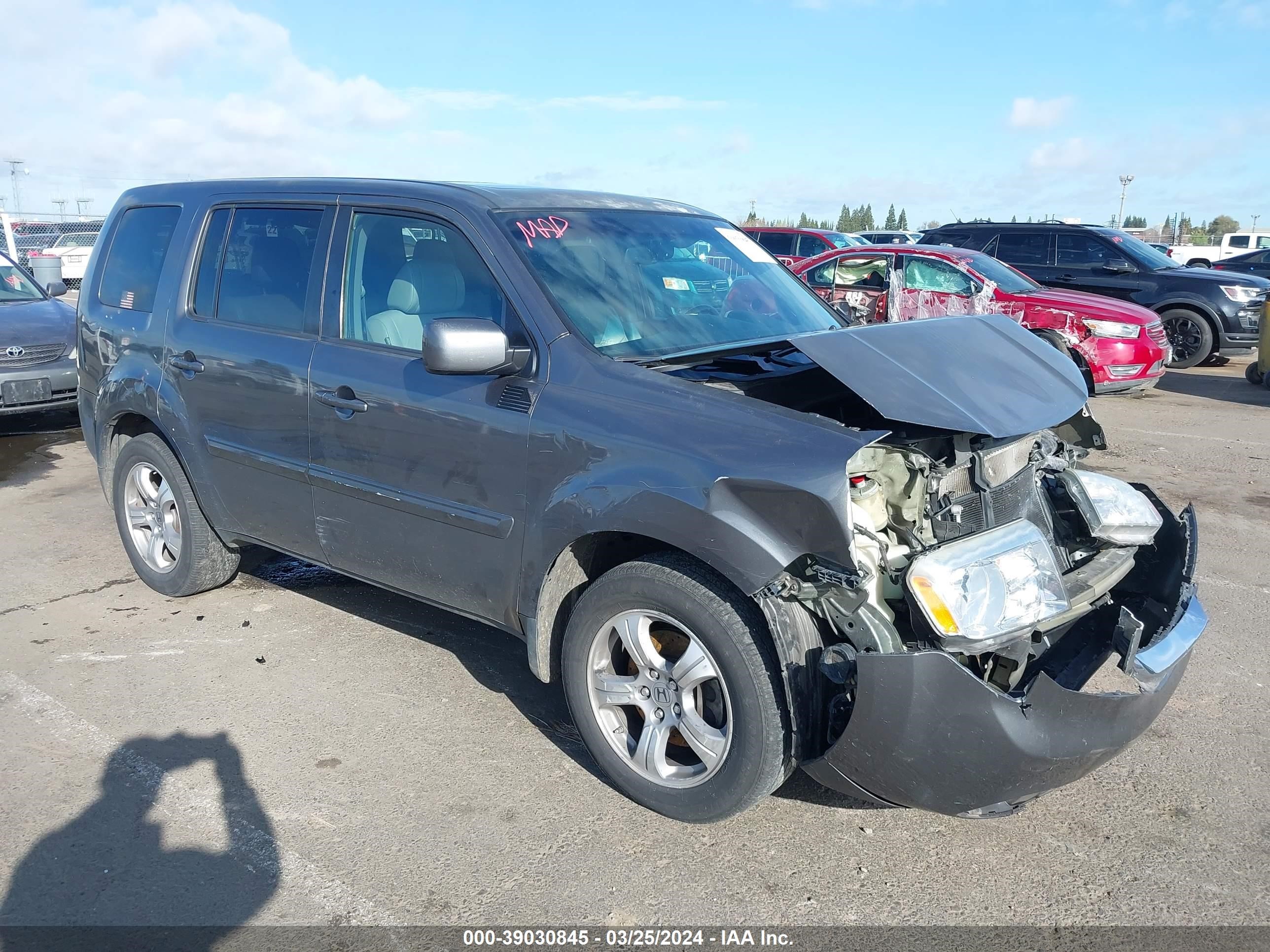 honda pilot 2013 5fnyf4h52db005703