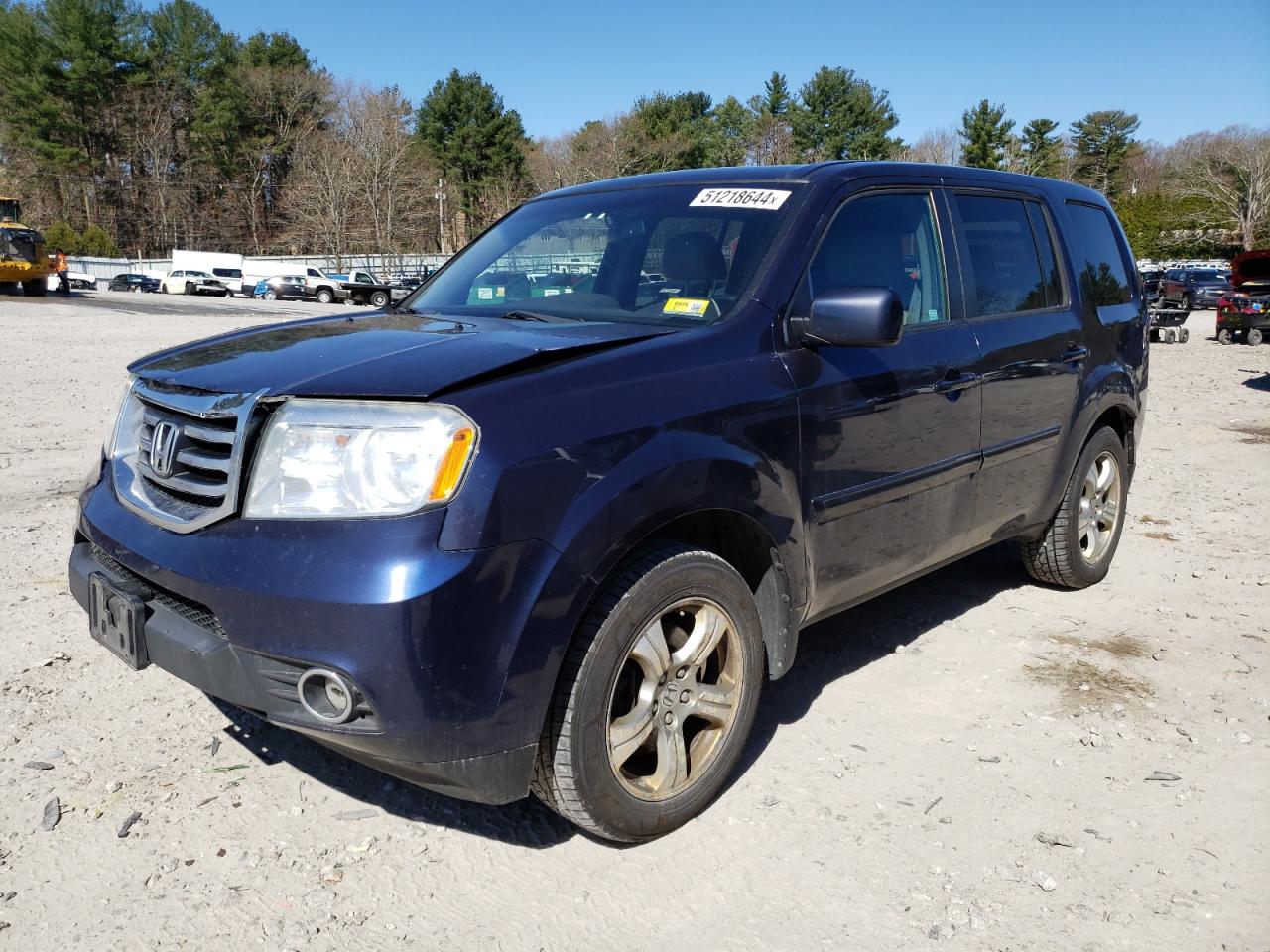 honda pilot 2013 5fnyf4h54db077325