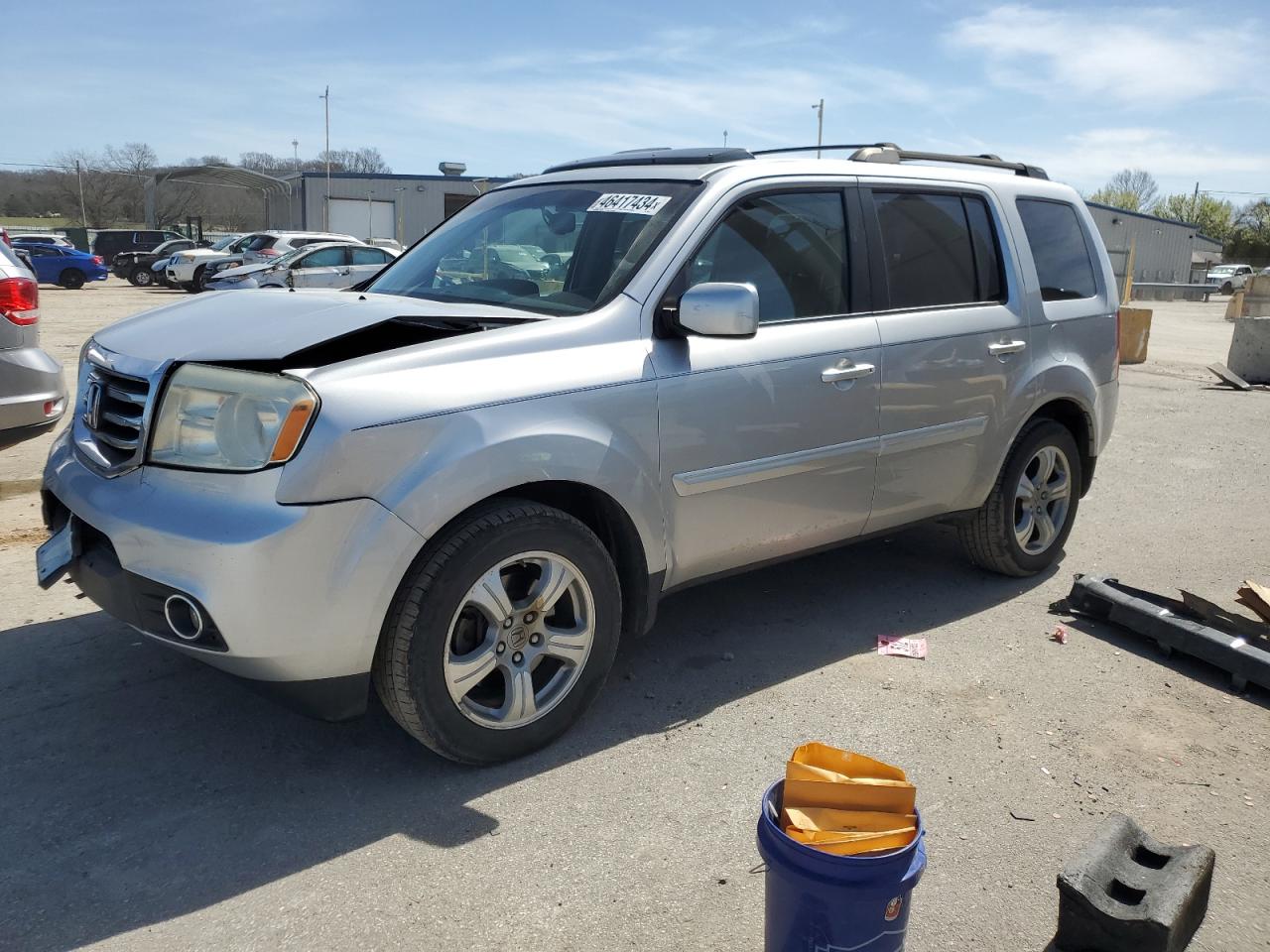 honda pilot 2013 5fnyf4h55db063126