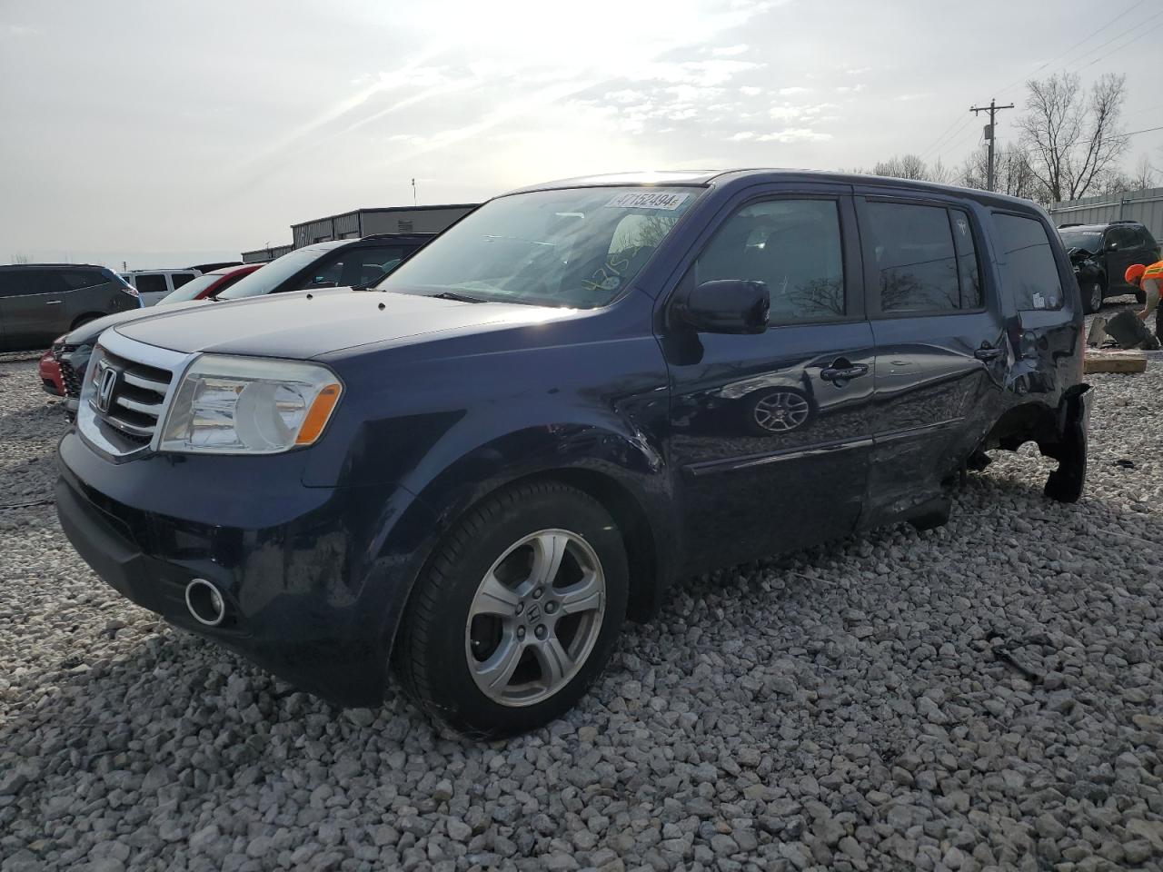 honda pilot 2013 5fnyf4h56db048117