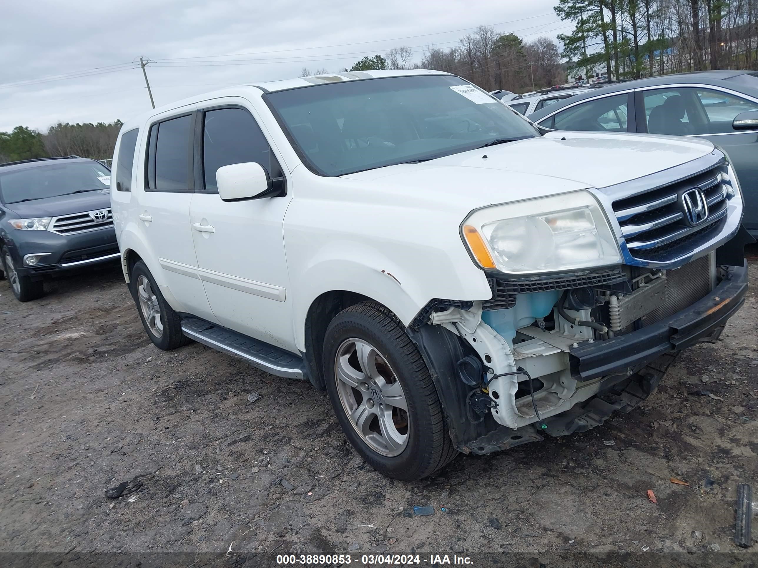 honda pilot 2013 5fnyf4h59db039136