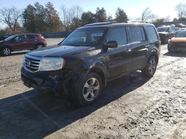 honda pilot exl 2013 5fnyf4h62db050049