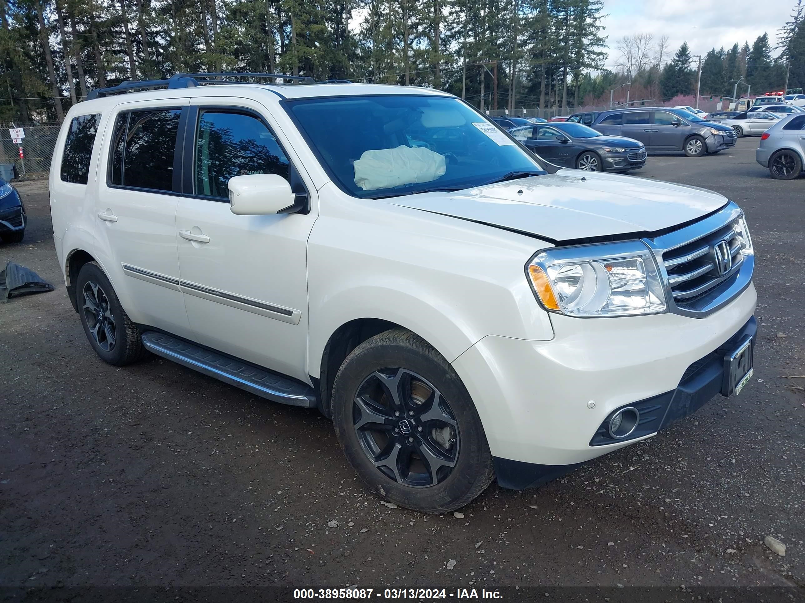 honda pilot 2013 5fnyf4h91db501918