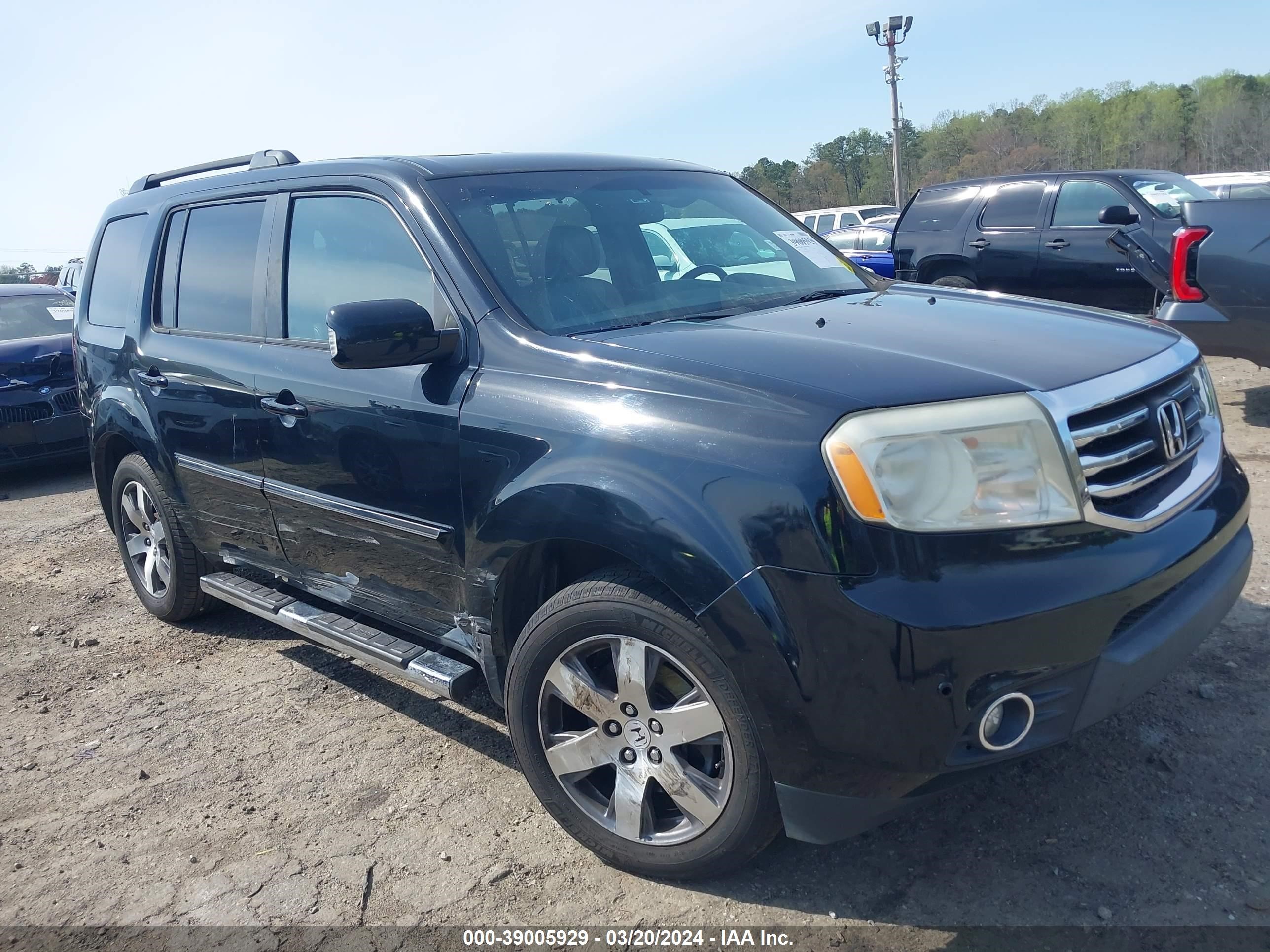 honda pilot 2013 5fnyf4h94db043436