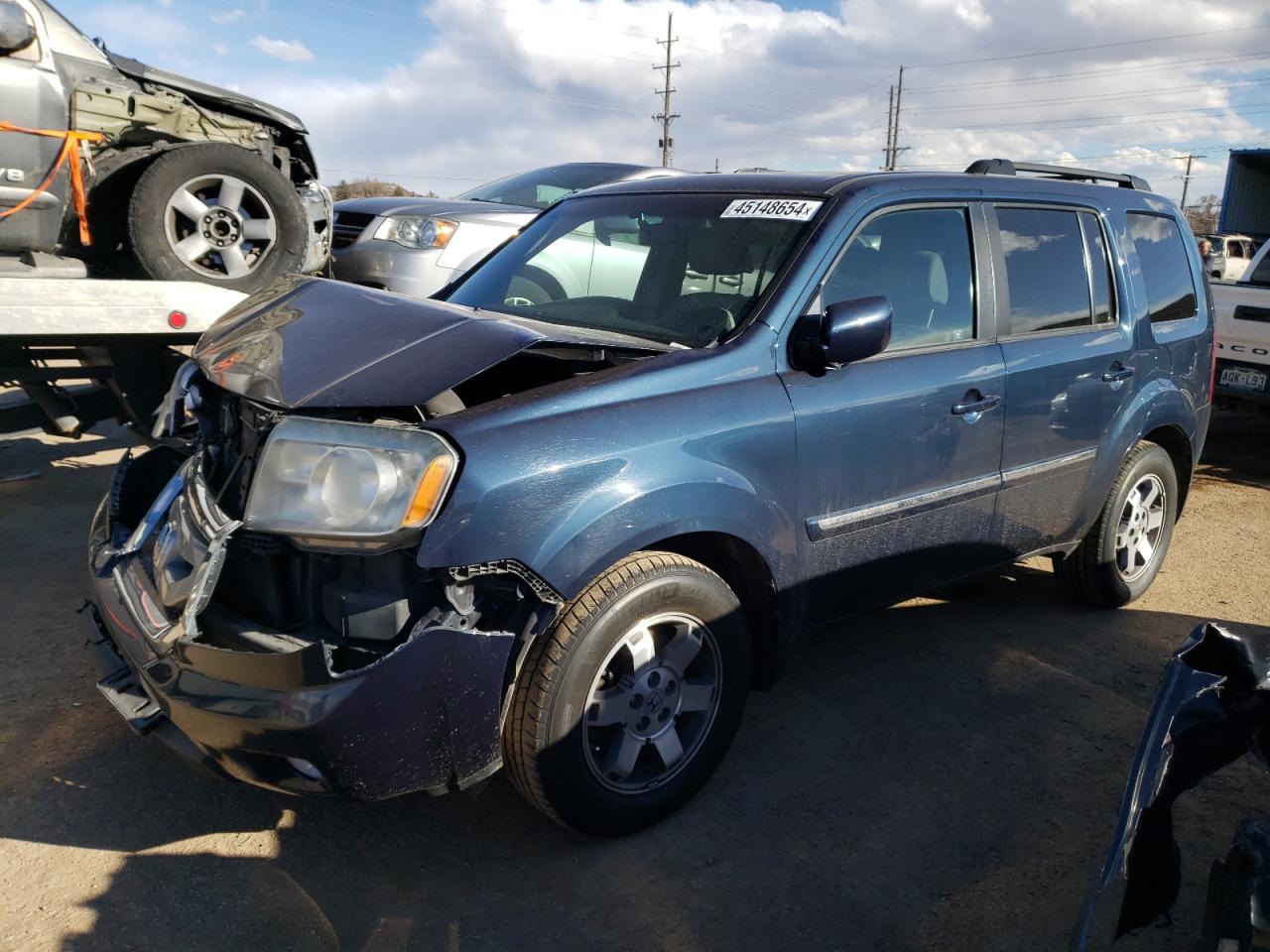 honda pilot 2011 5fnyf4h97bb077402