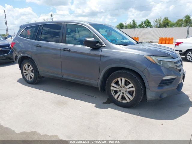 honda pilot 2016 5fnyf5h12gb029300