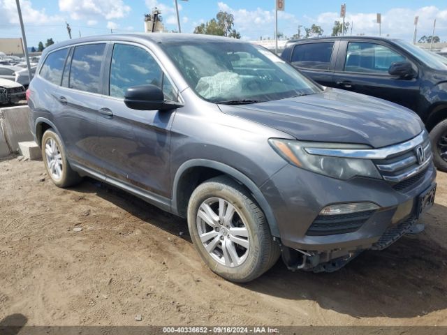 honda pilot 2017 5fnyf5h15hb014856