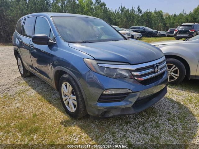 honda pilot 2017 5fnyf5h16hb035957