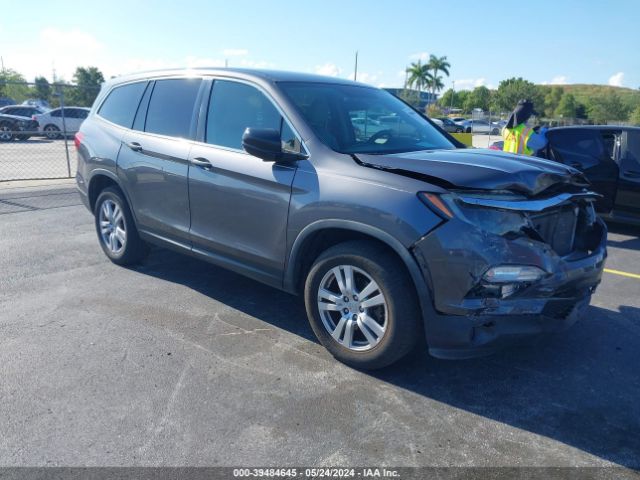 honda pilot 2018 5fnyf5h16jb024964