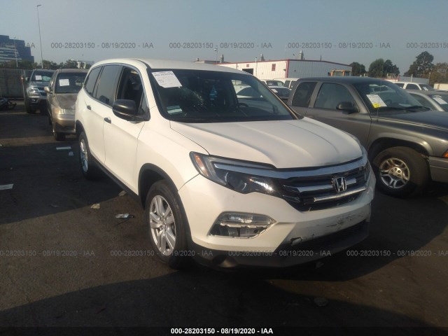 honda pilot 2018 5fnyf5h1xjb019735